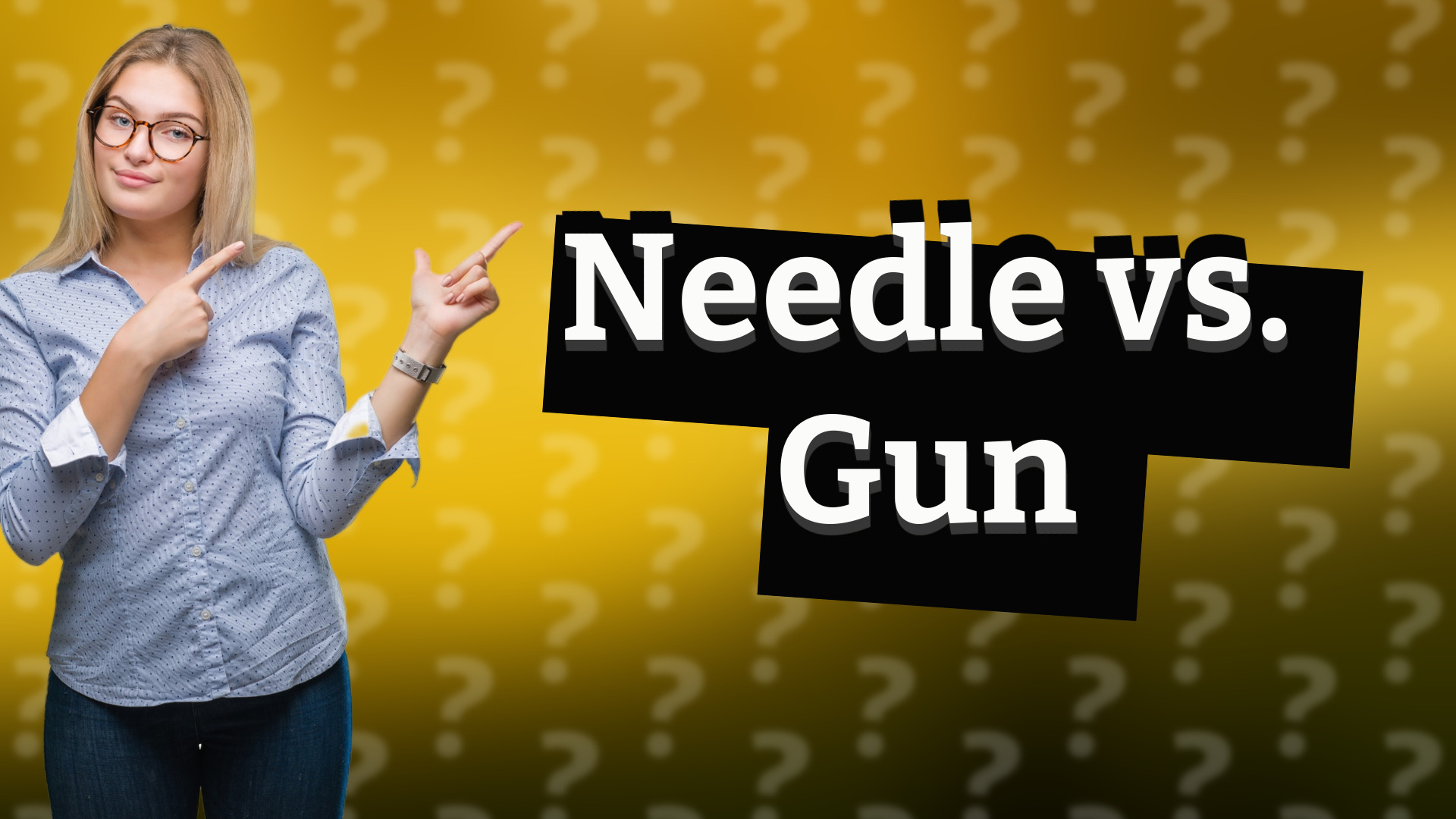 Needle vs. Gun