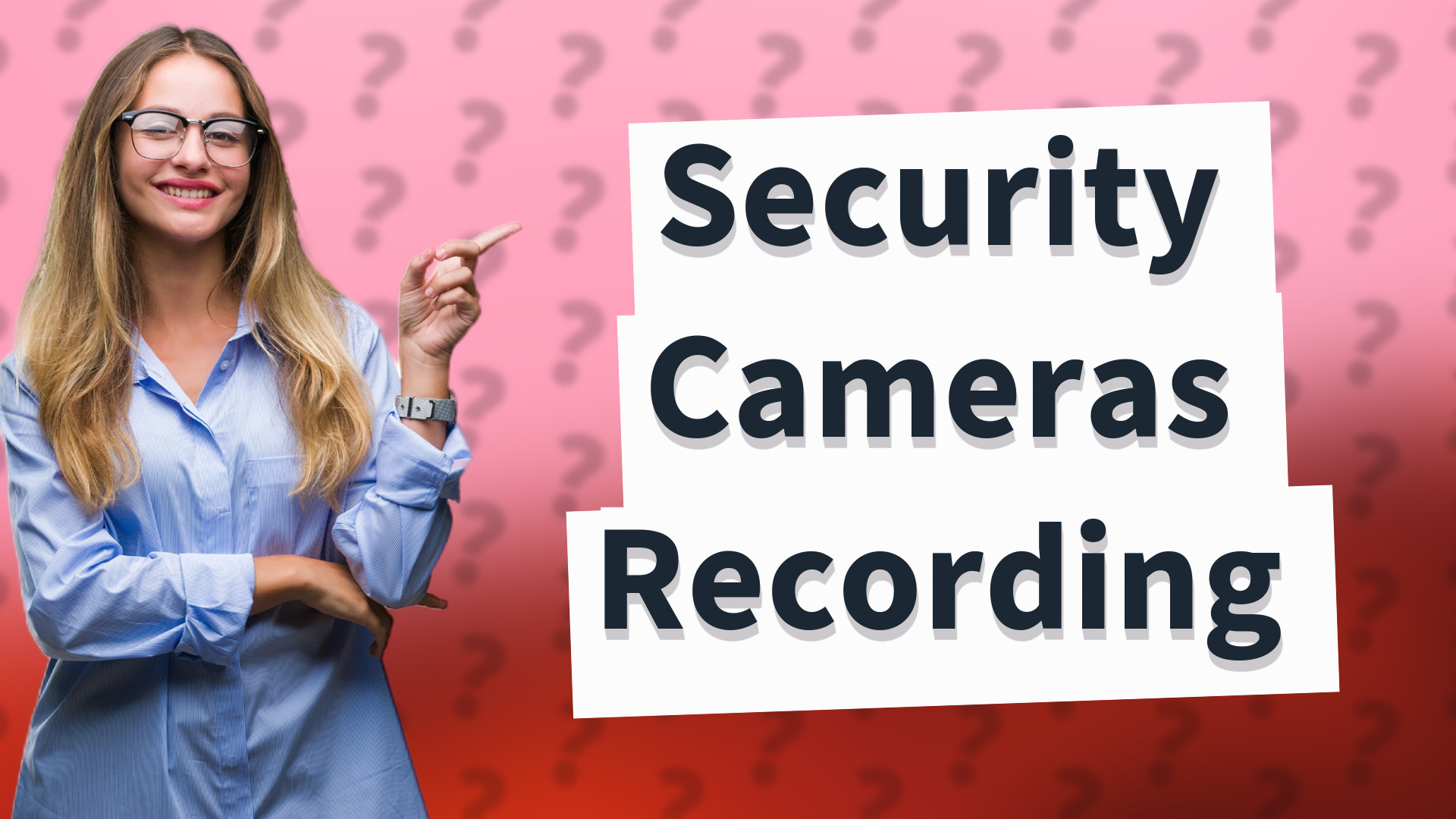 Security Cameras Recording