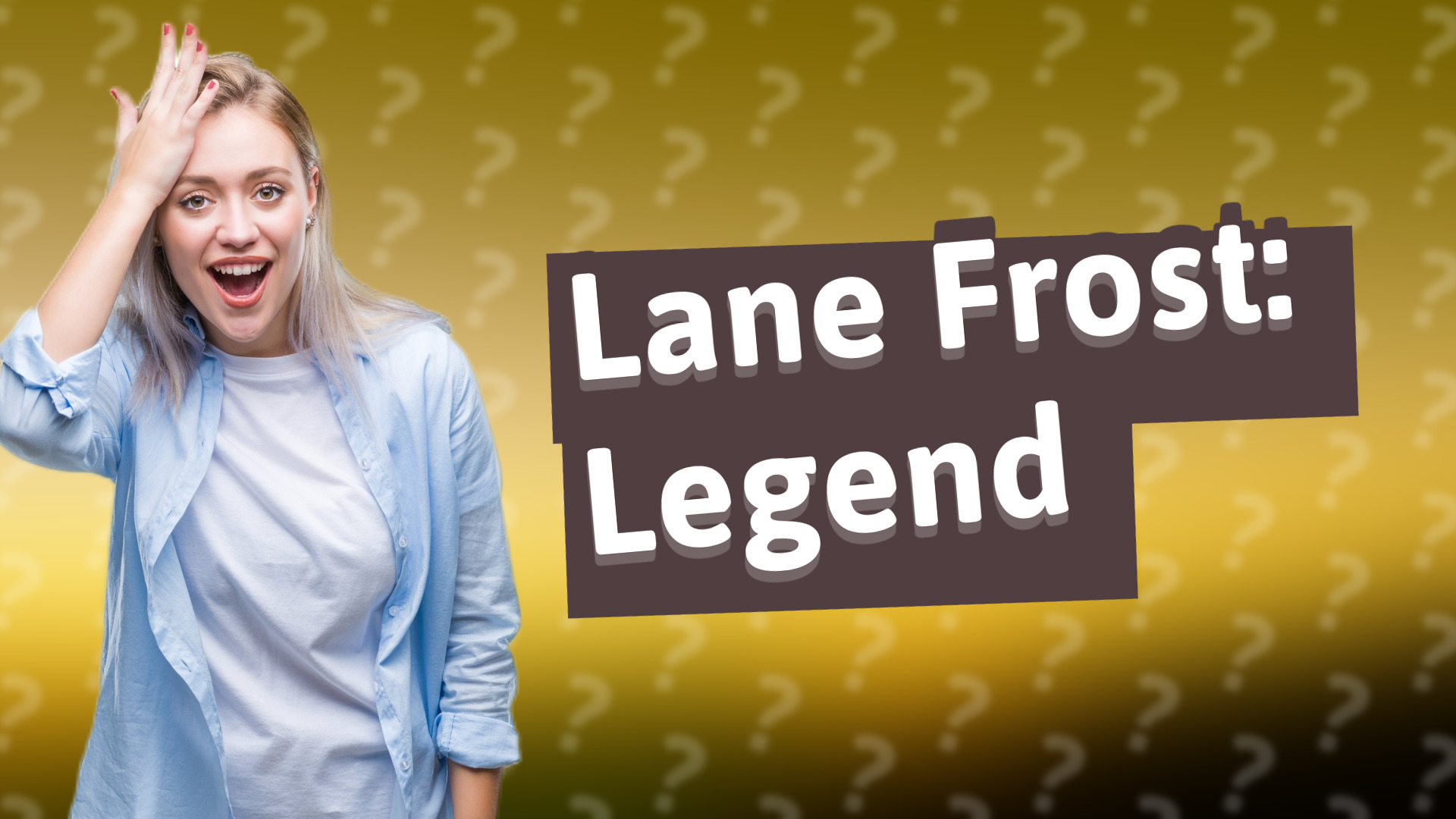 Lane Frost: Legend