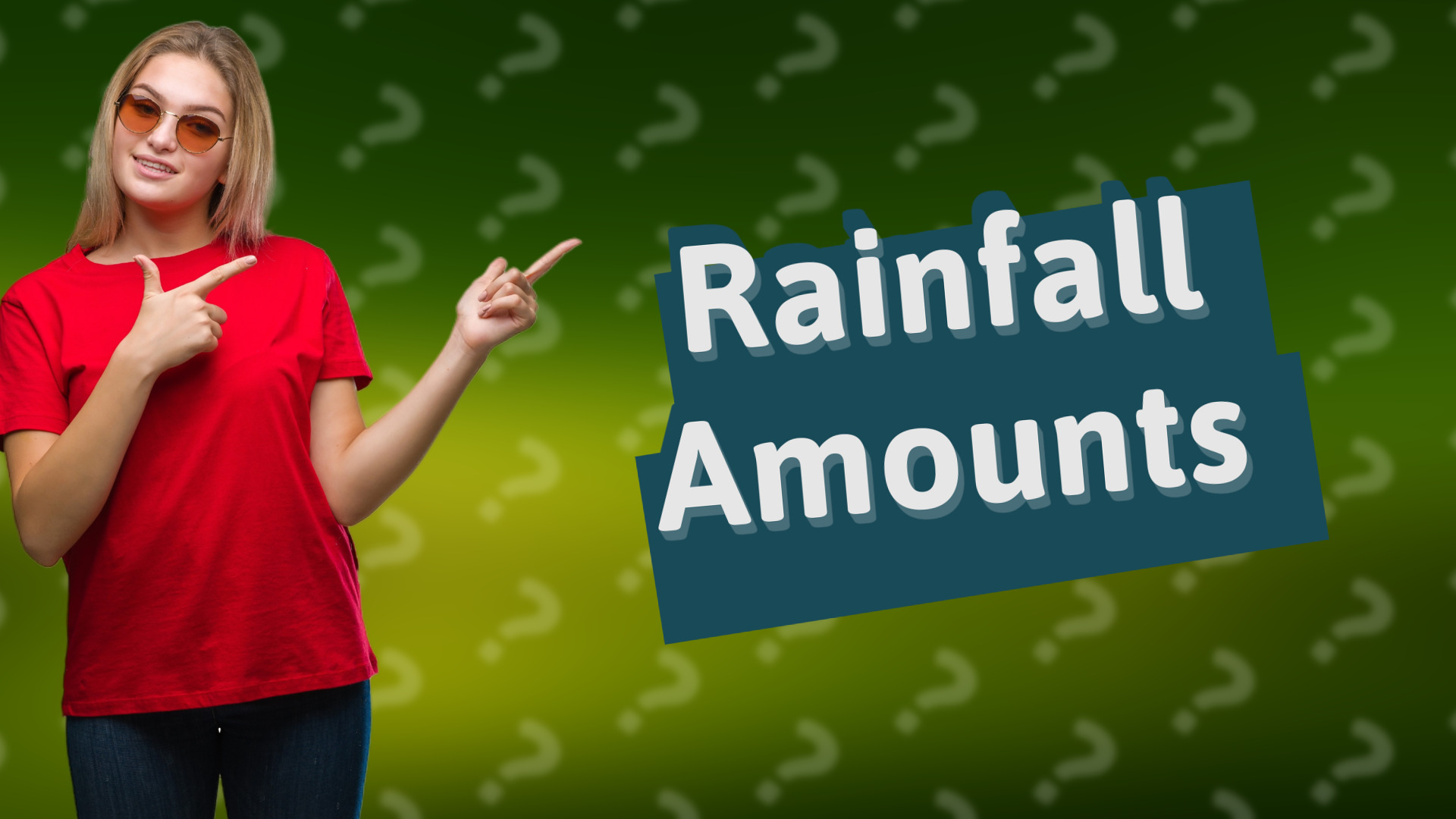 Rainfall Amounts