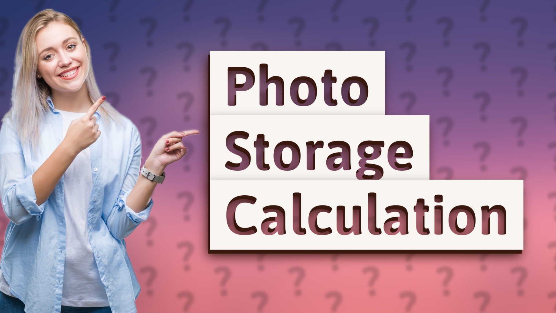Photo Storage Calculation