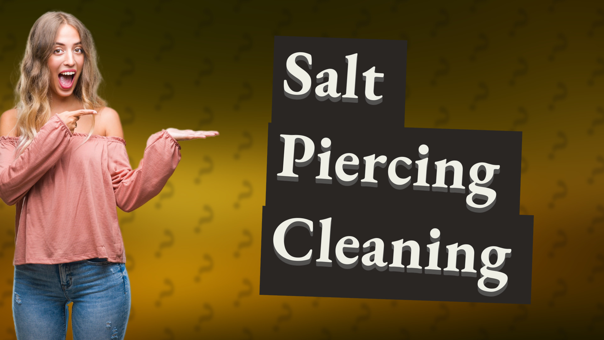Salt Piercing Cleaning