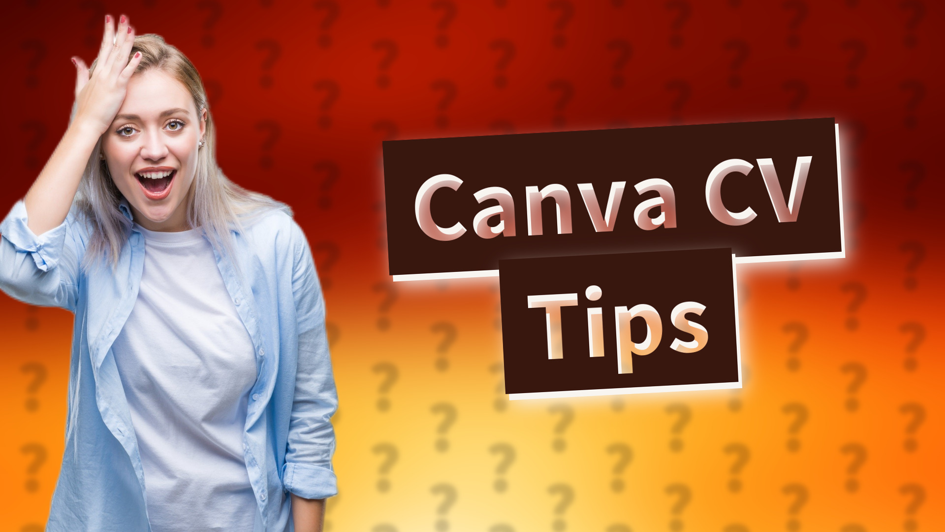 Canva CV Tips