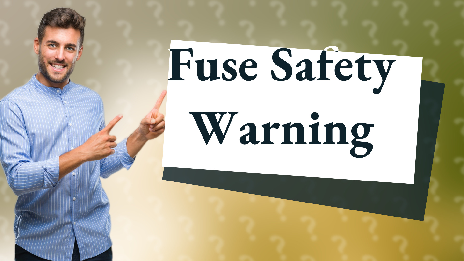 Fuse Safety Warning
