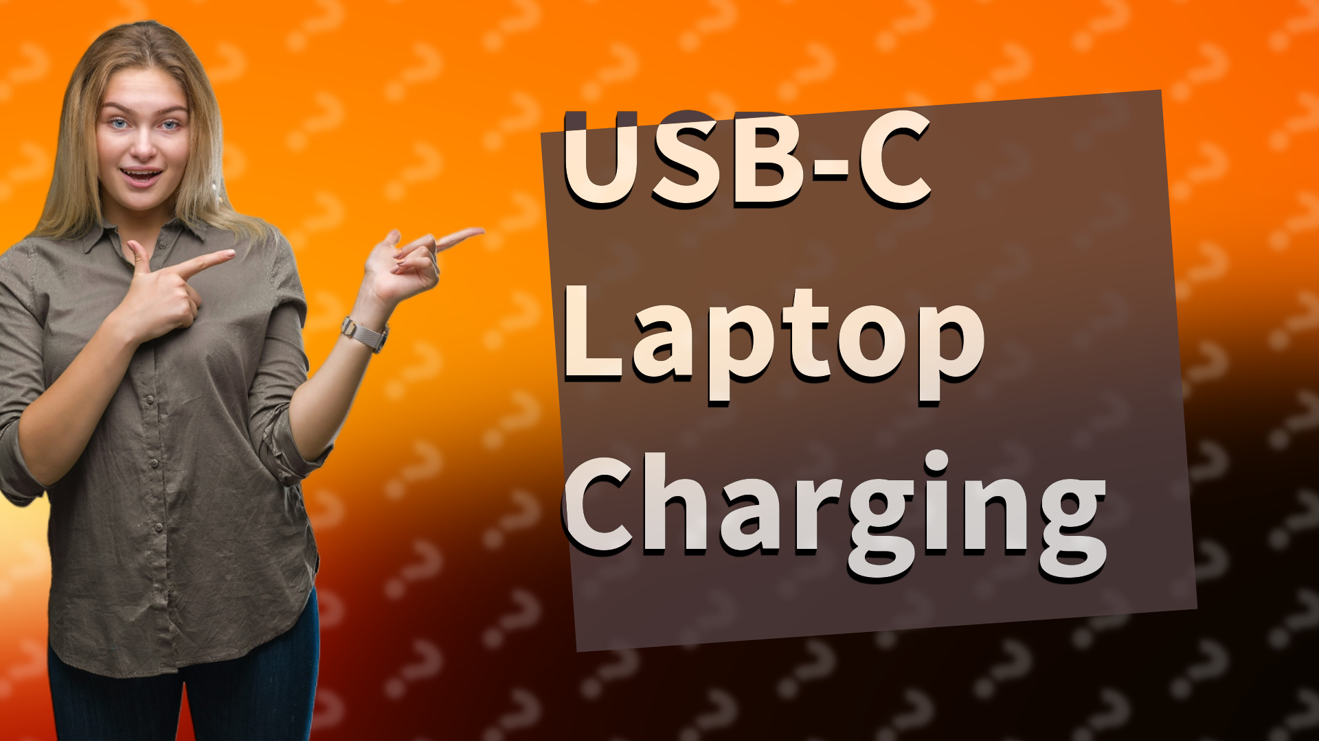 USB-C Laptop Charging