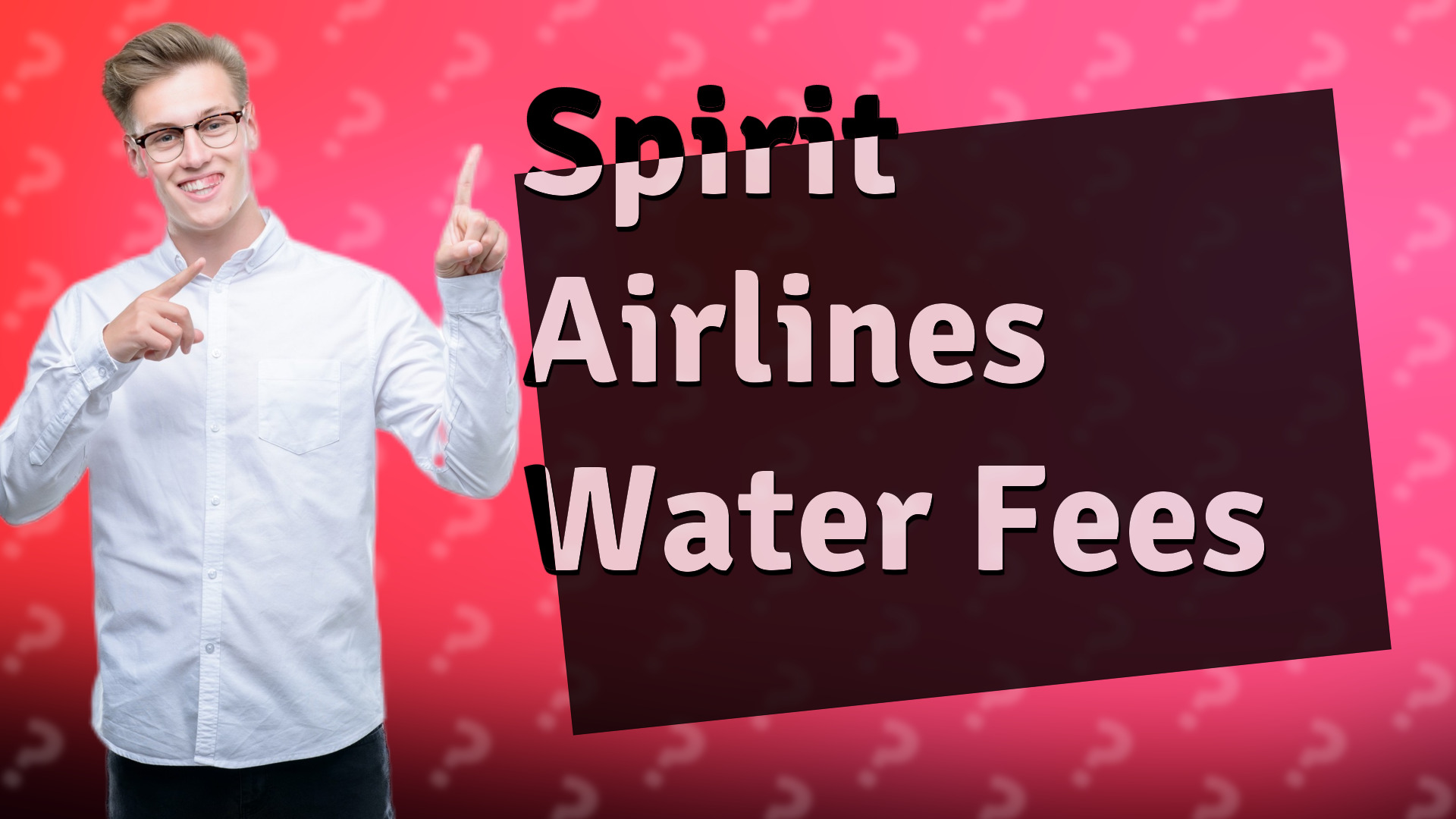 Spirit Airlines Water Fees