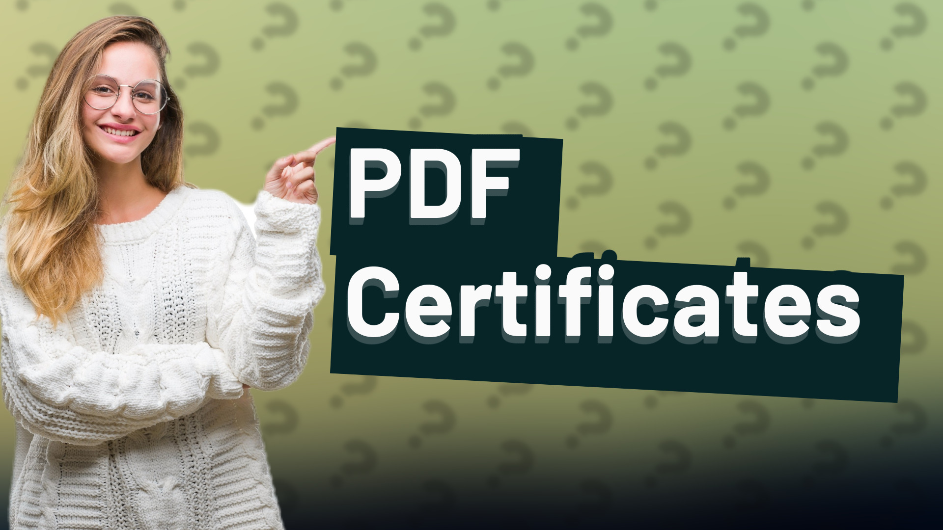 PDF Certificates