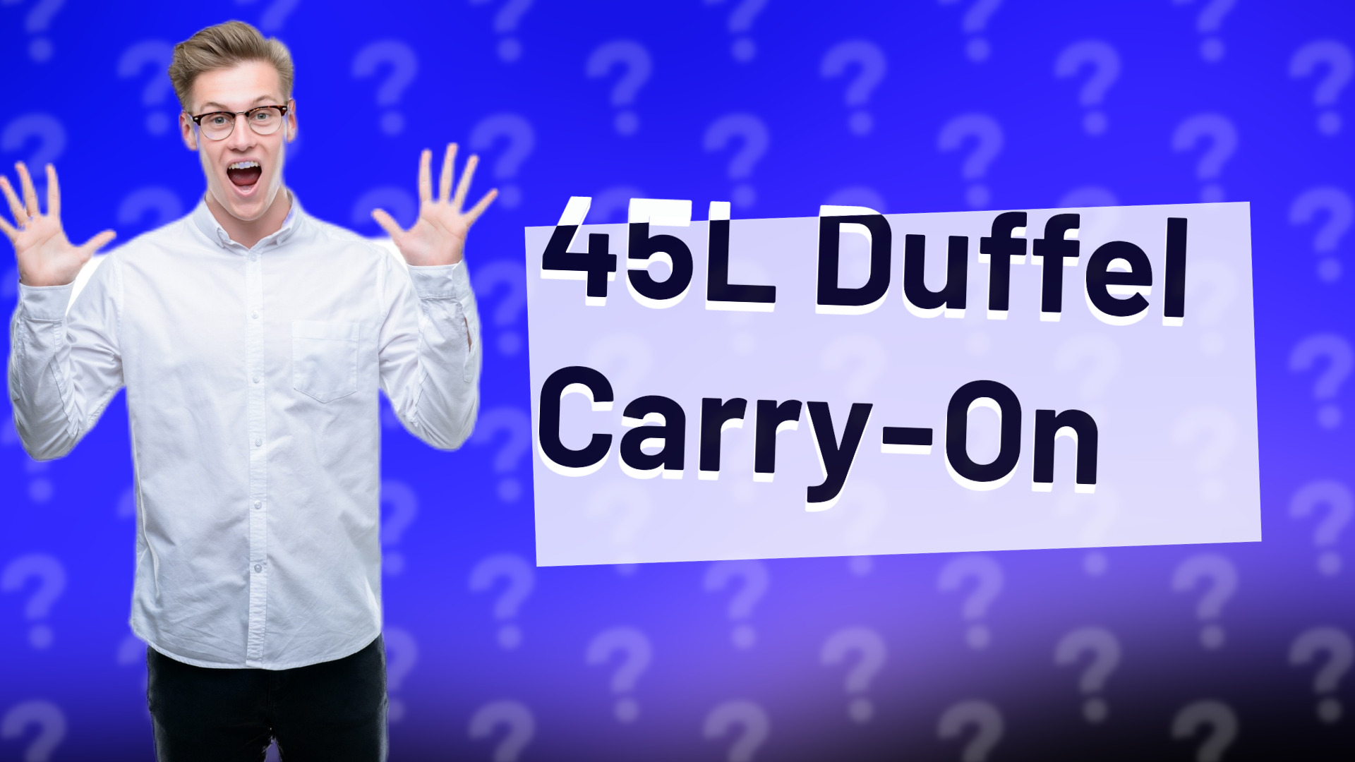 45L Duffel Carry-On