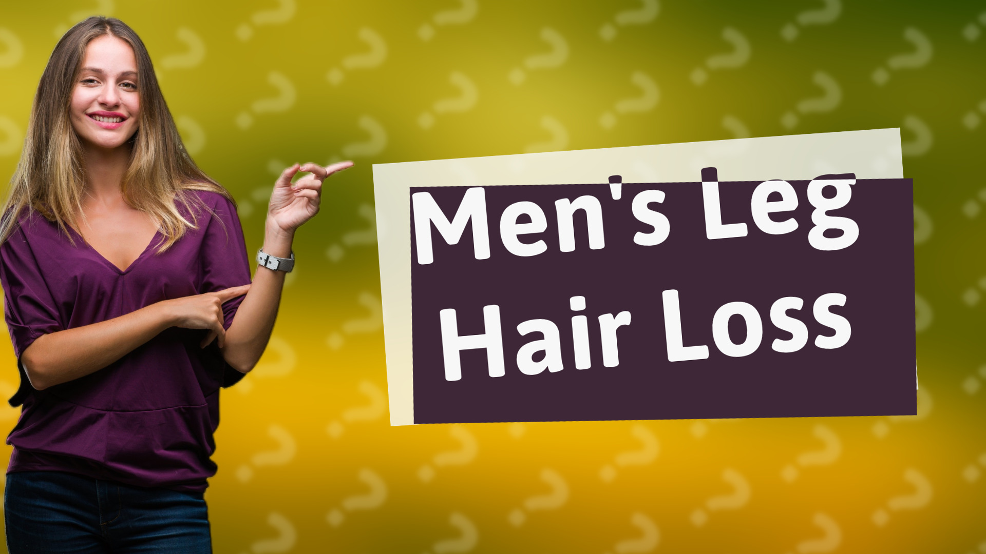 Men's Leg Hair Loss