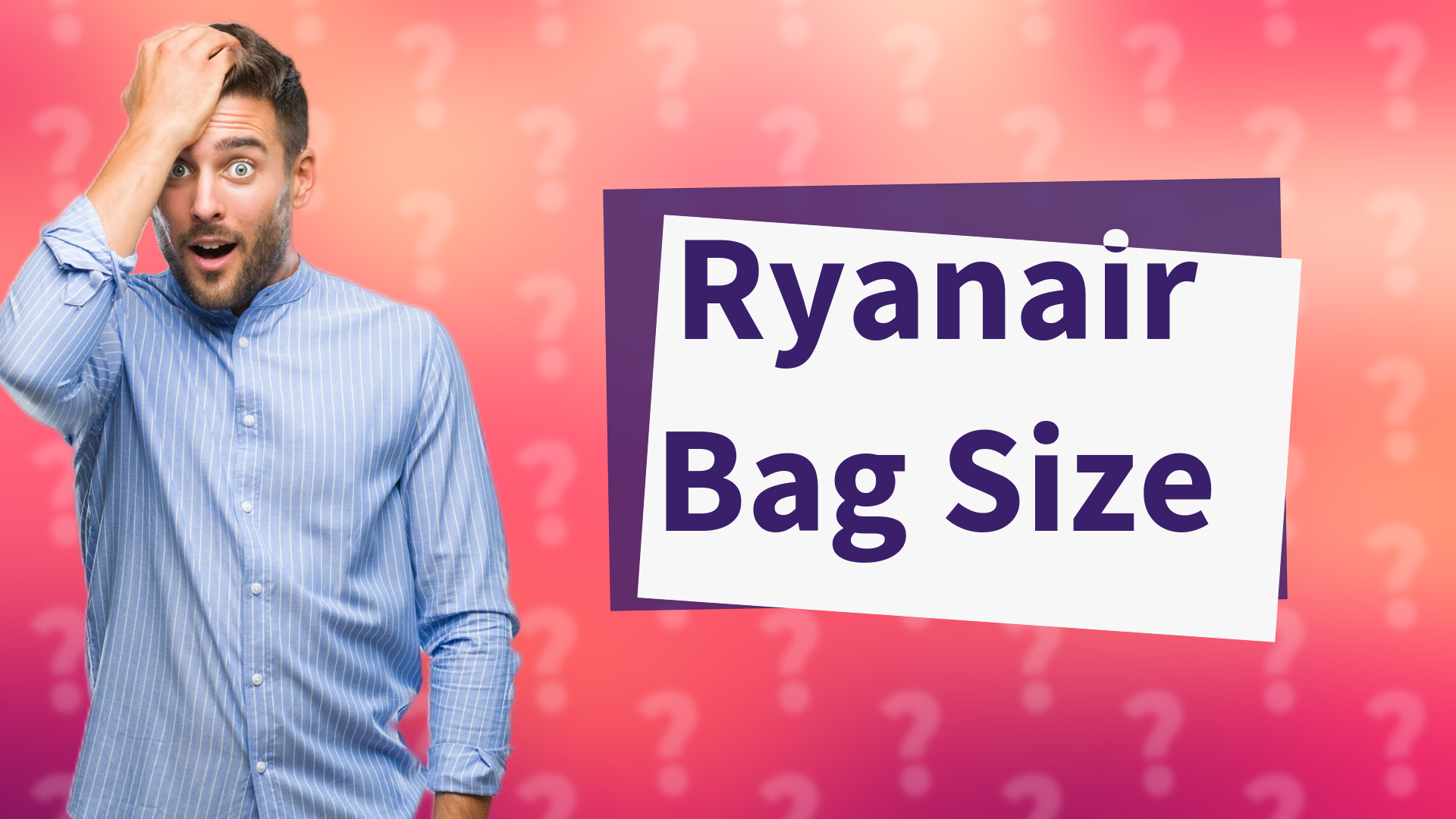 Ryanair Bag Size