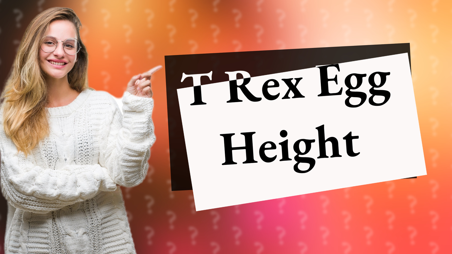 T Rex Egg Height