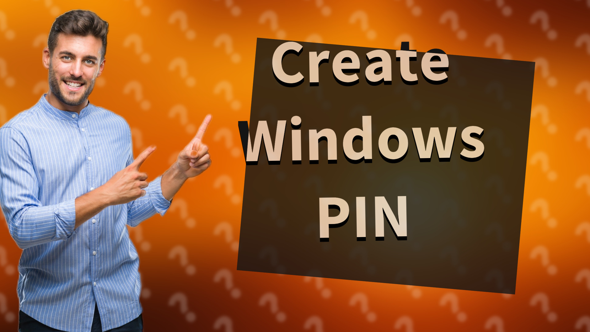 Create Windows PIN