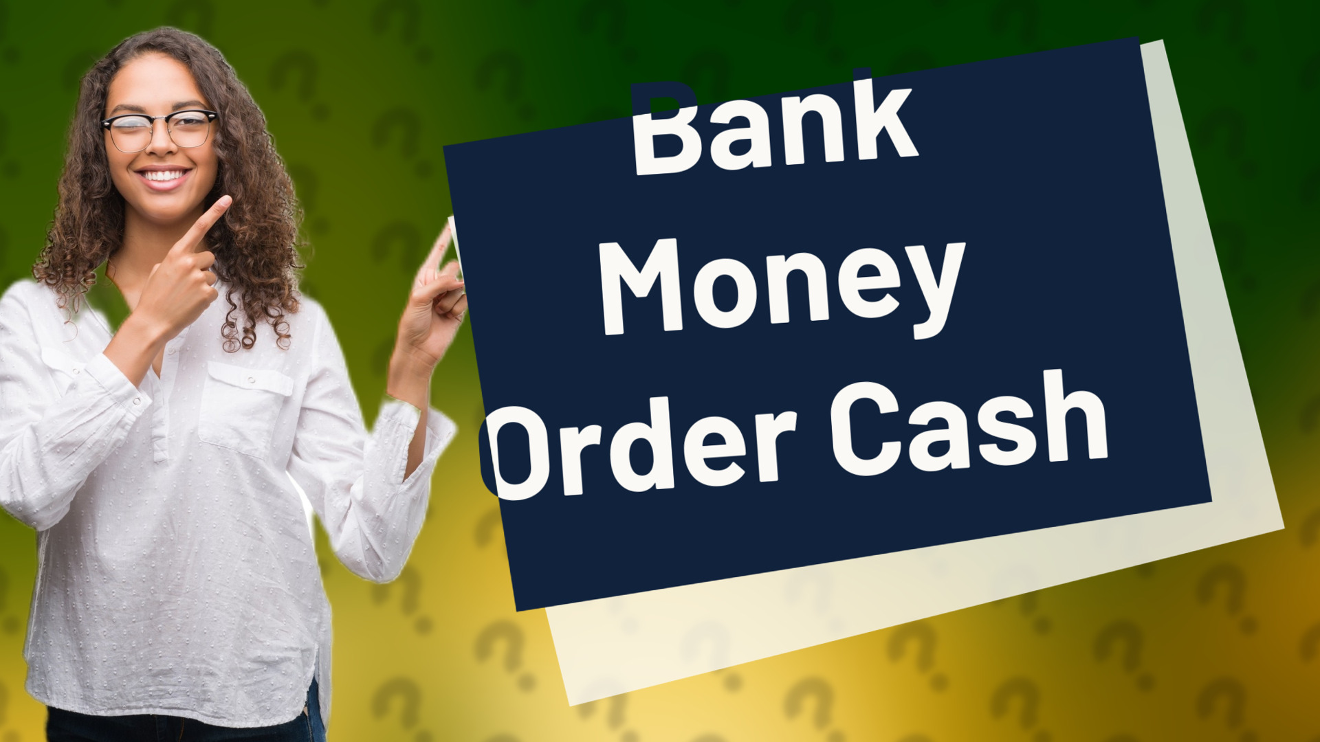 Bank Money Order Cash