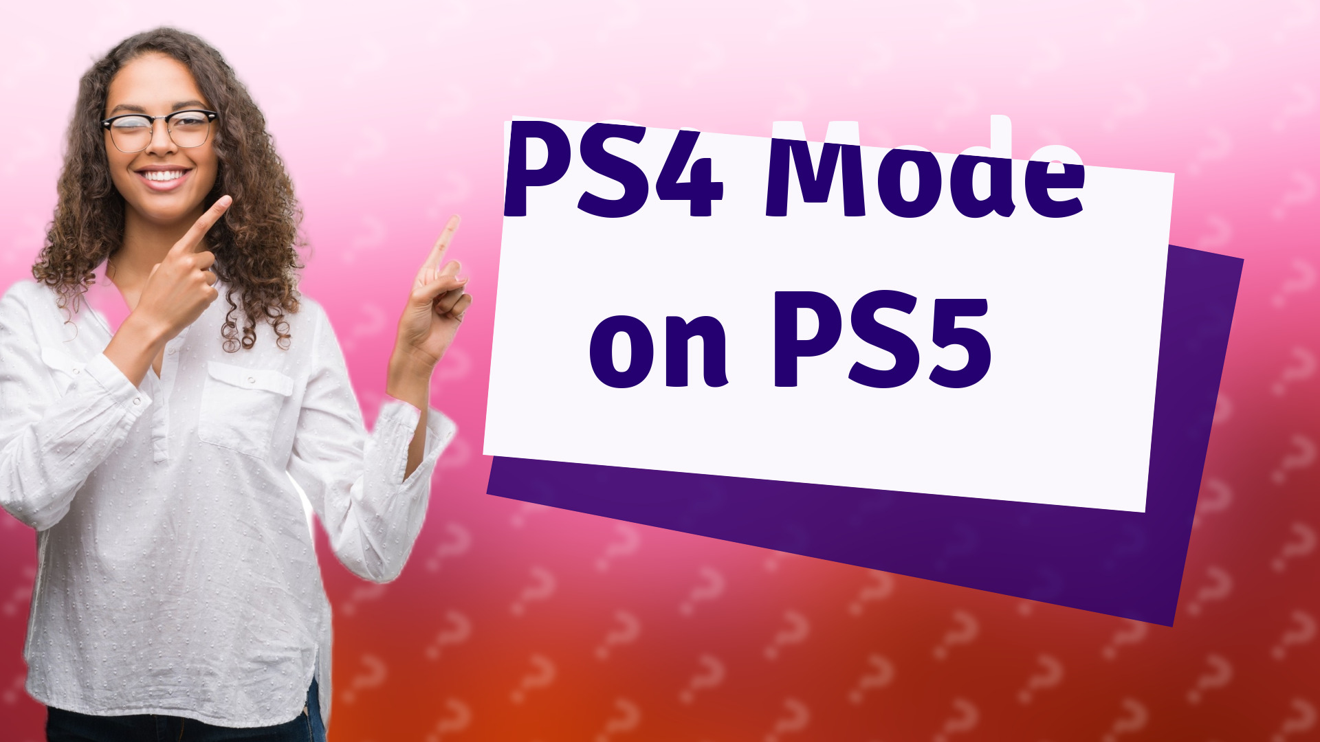 PS4 Mode on PS5