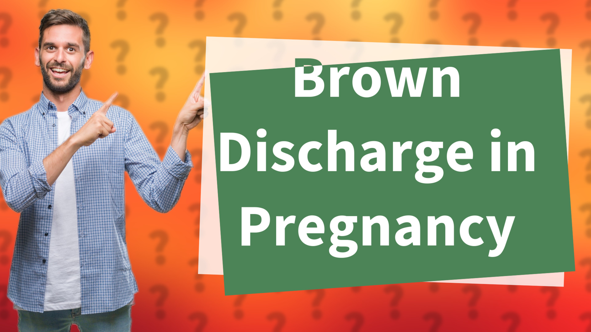Brown Discharge in Pregnancy