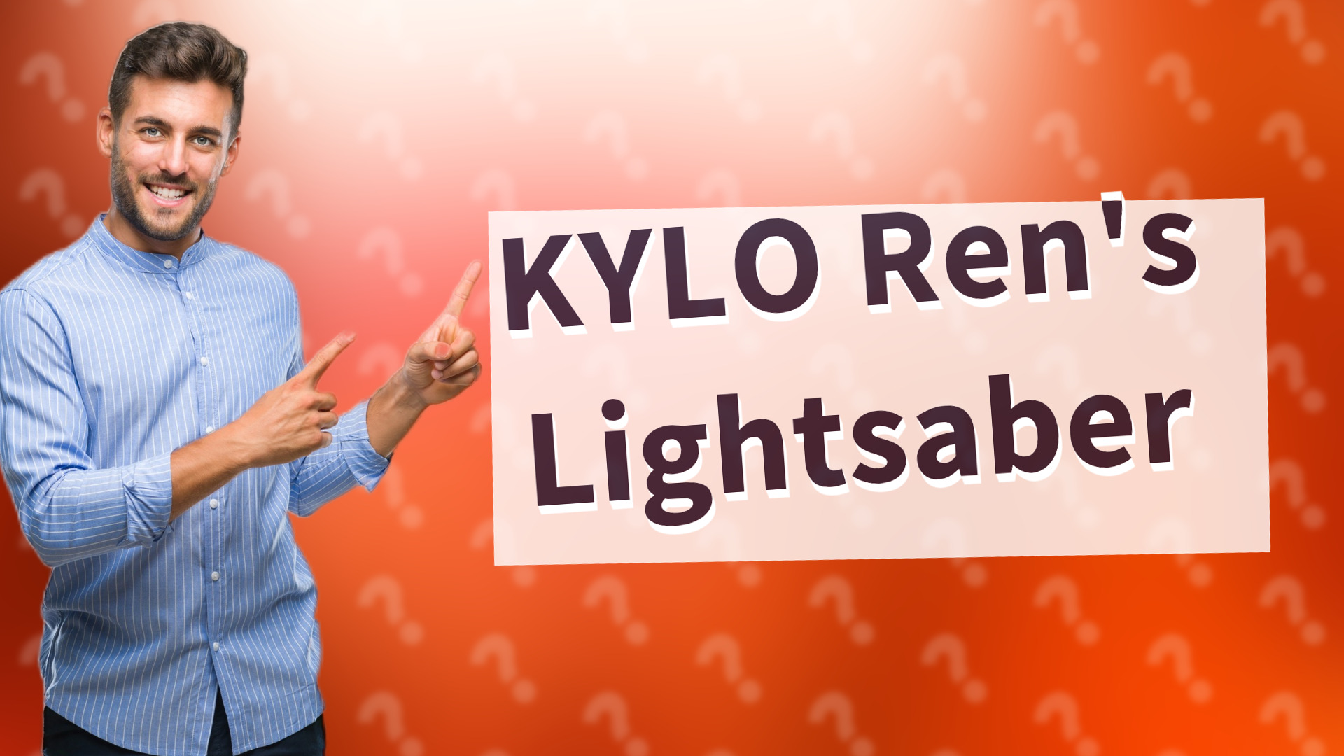KYLO Ren's Lightsaber