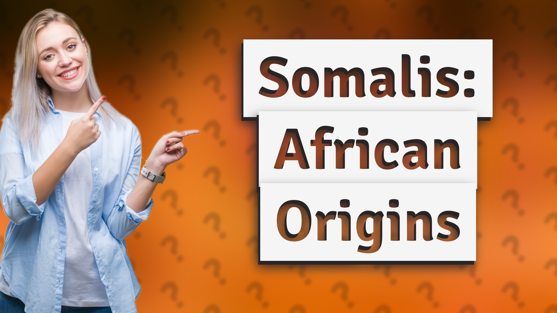 Somalis: African Origins