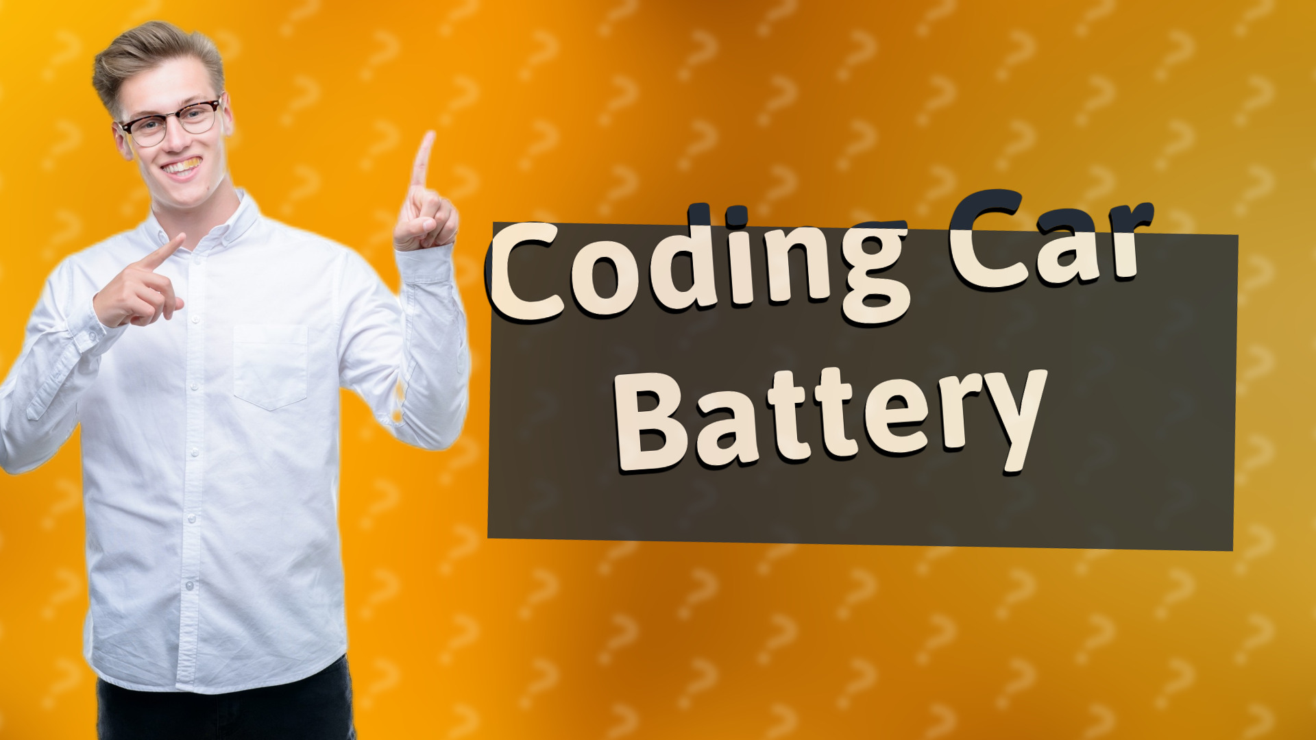 Coding Car Battery
