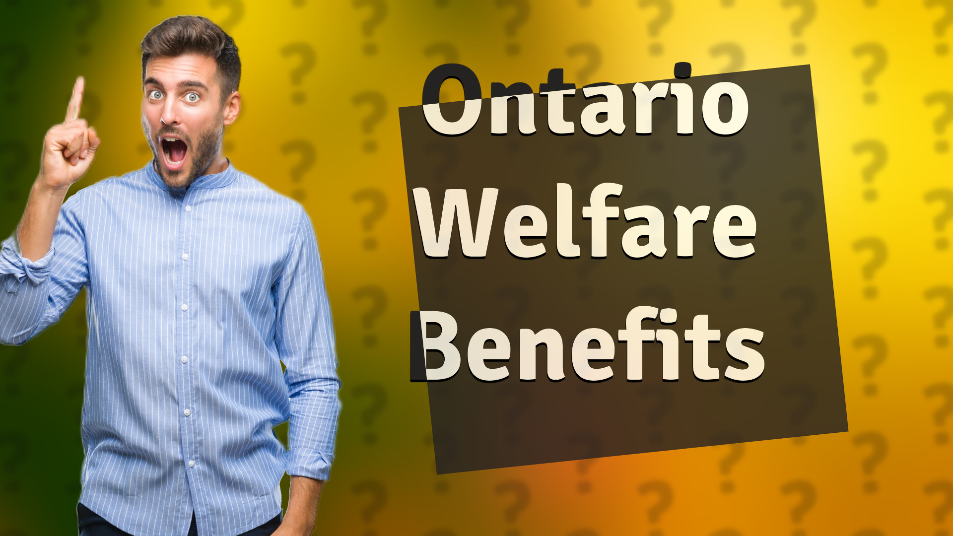 Ontario Welfare Benefits