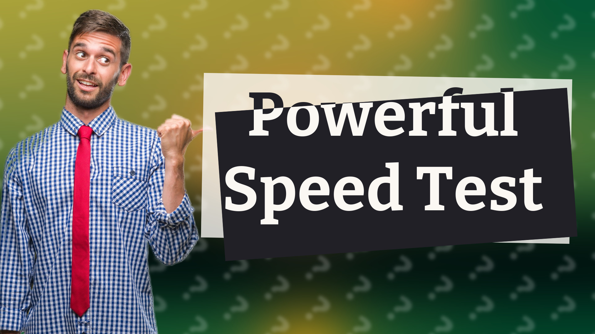 Powerful Speed Test