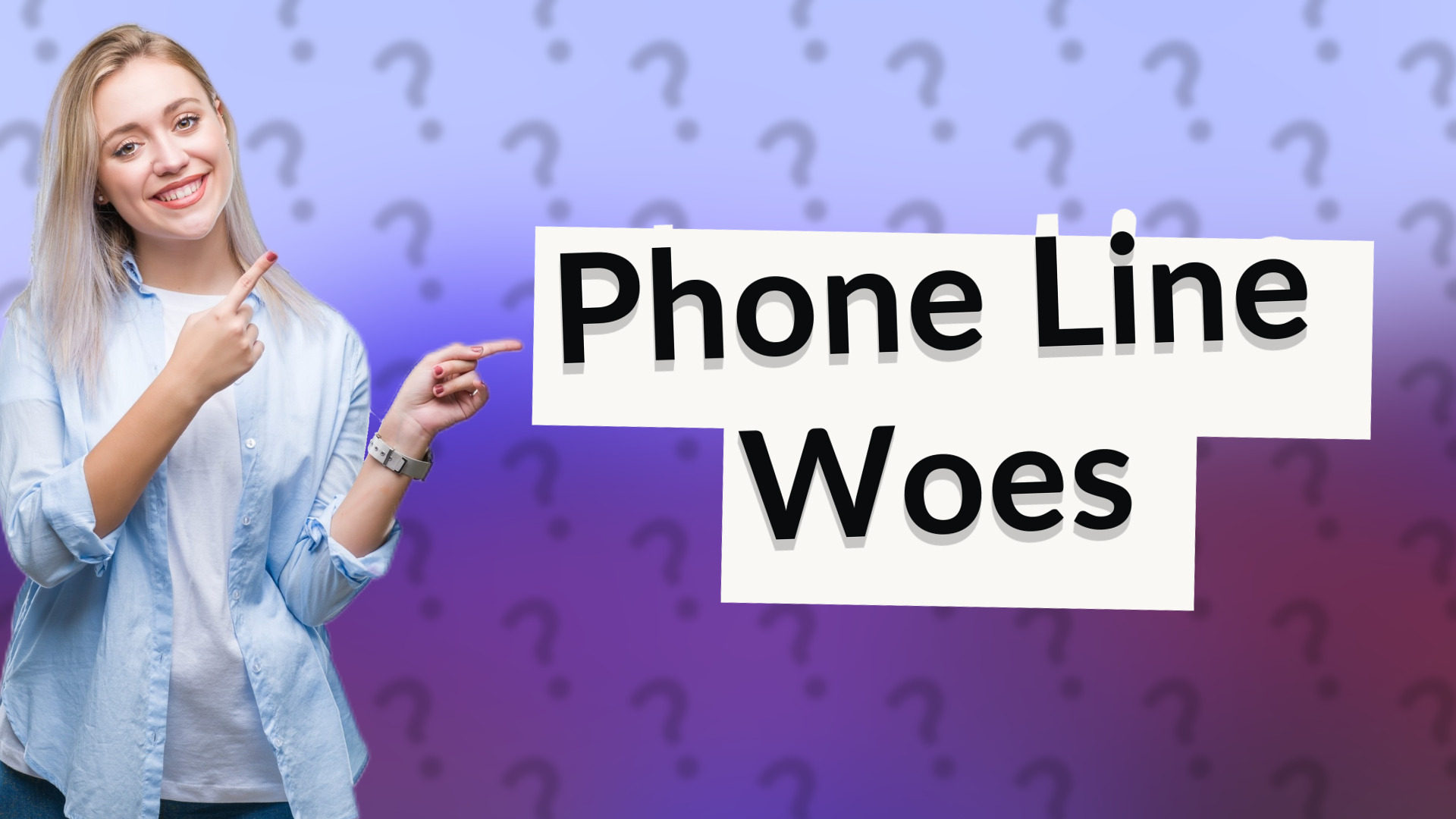 Phone Line Woes