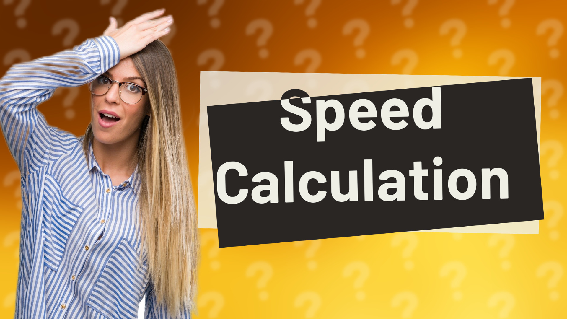 Speed Calculation