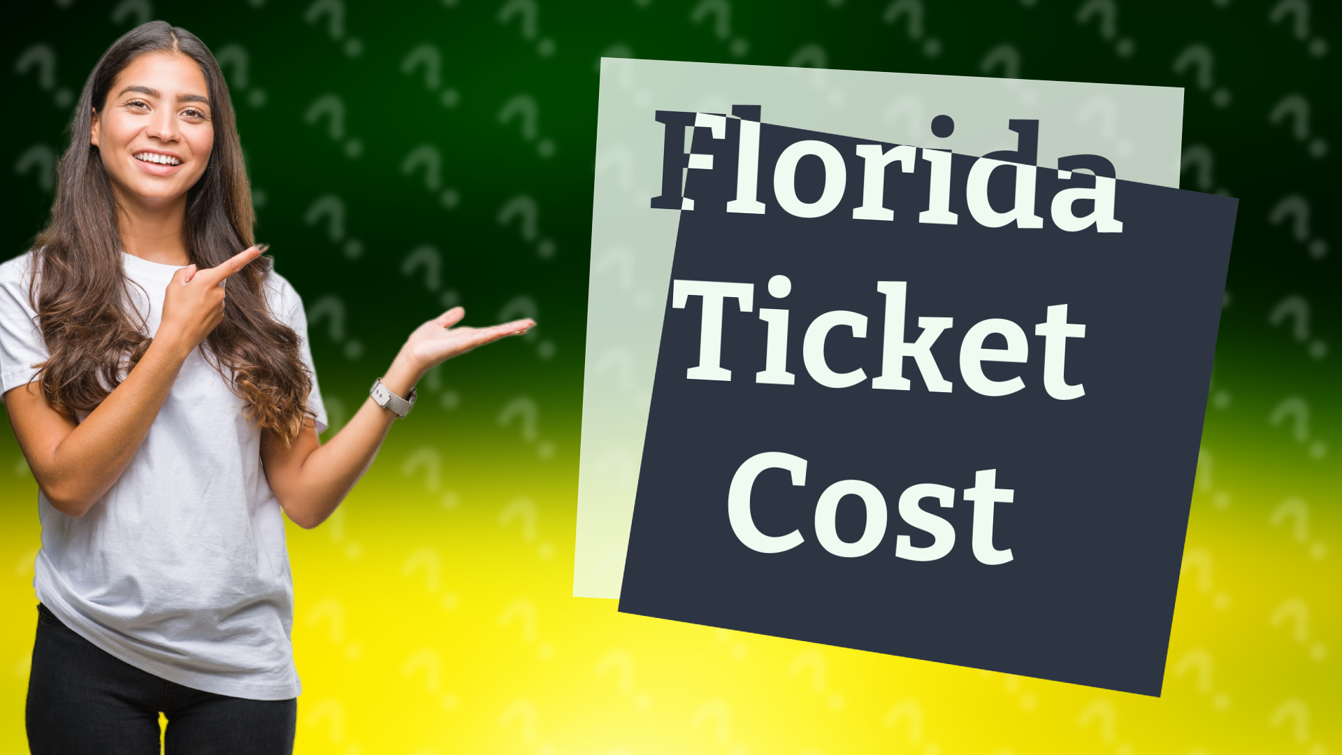 Florida Ticket Cost