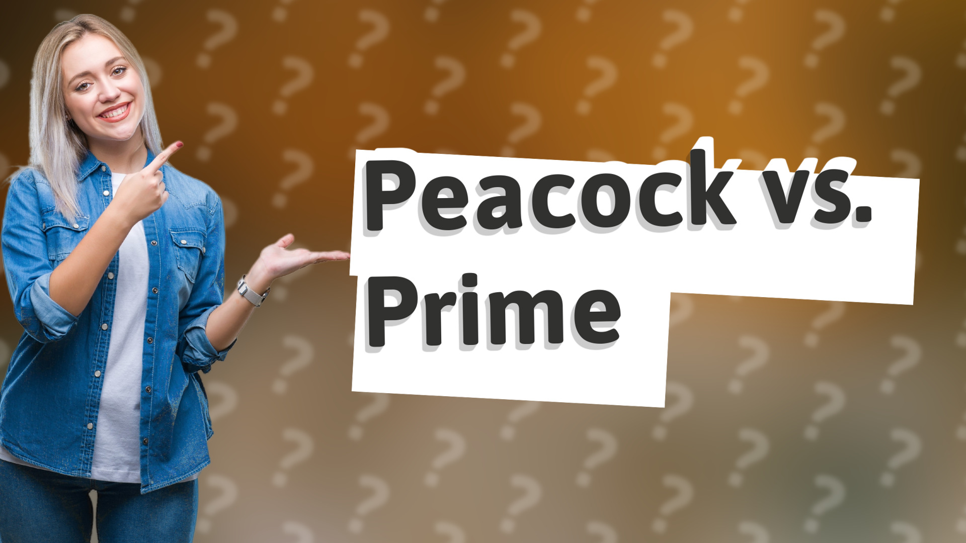 Peacock vs. Prime