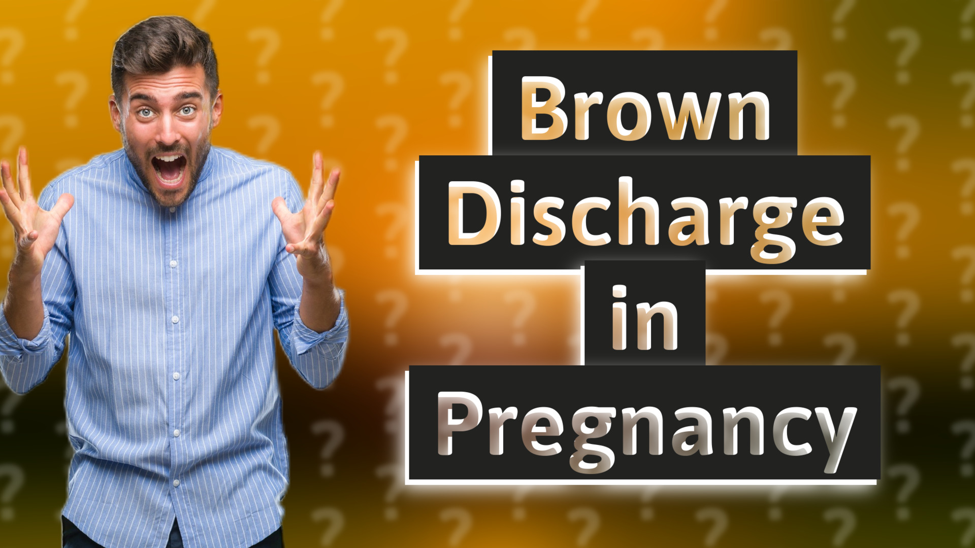 Brown Discharge in Pregnancy