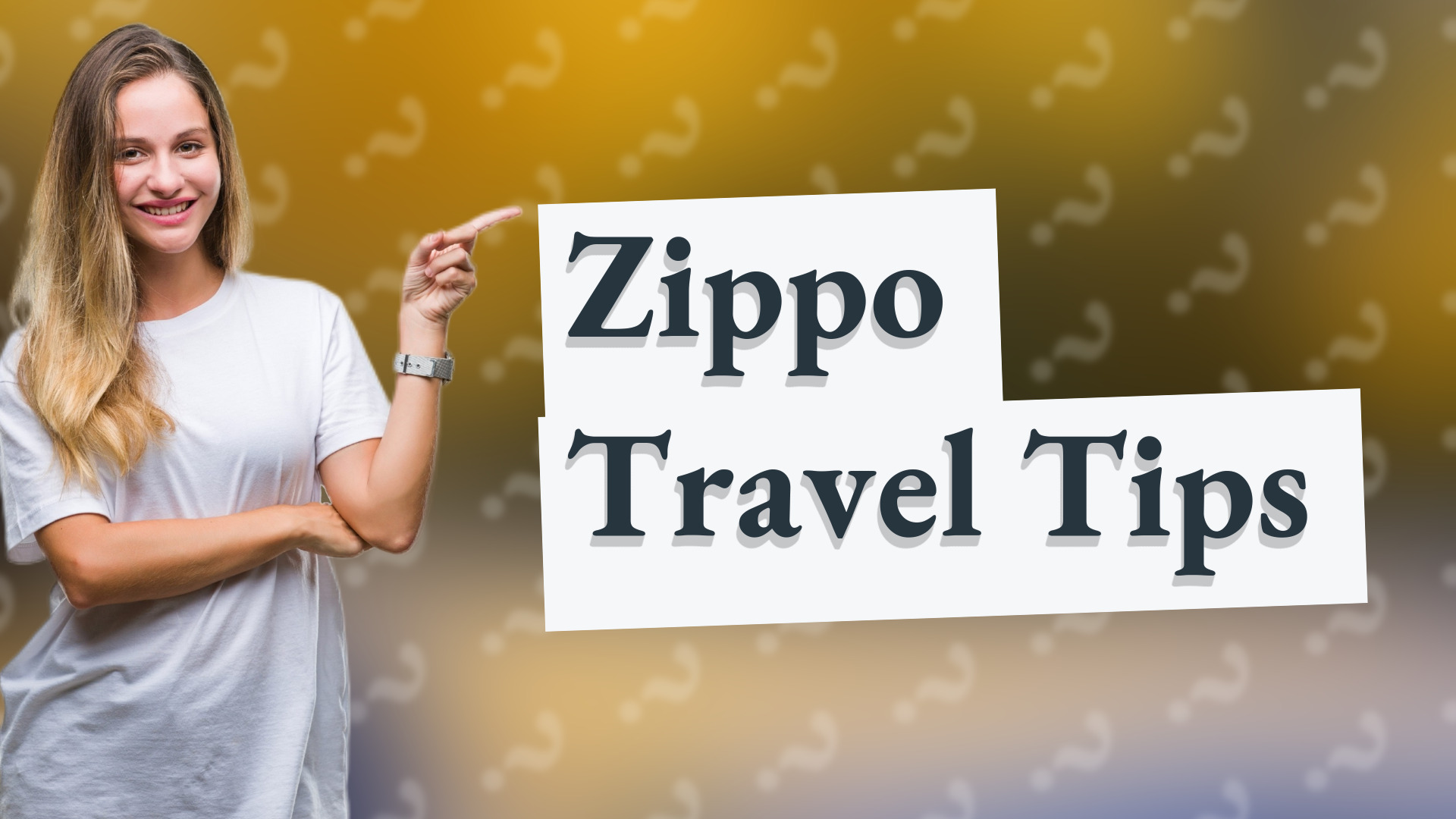 Zippo Travel Tips