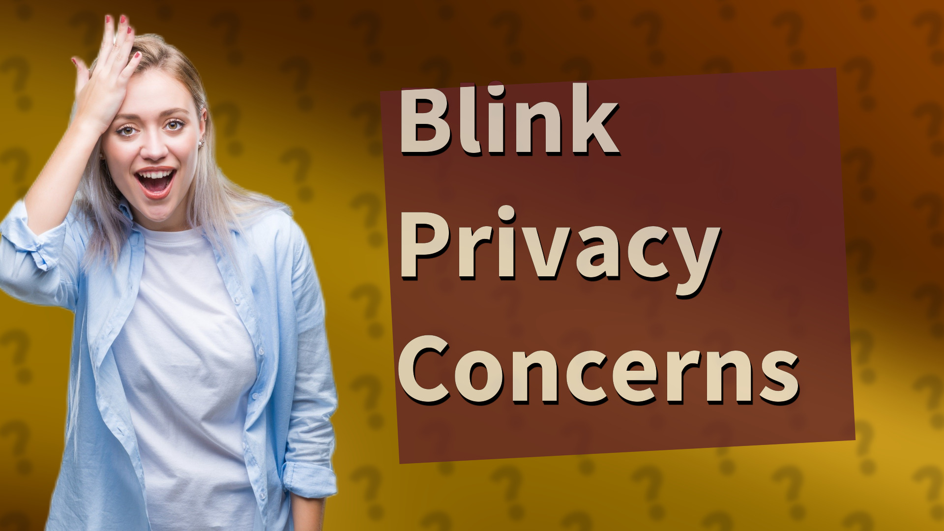 Blink Privacy Concerns