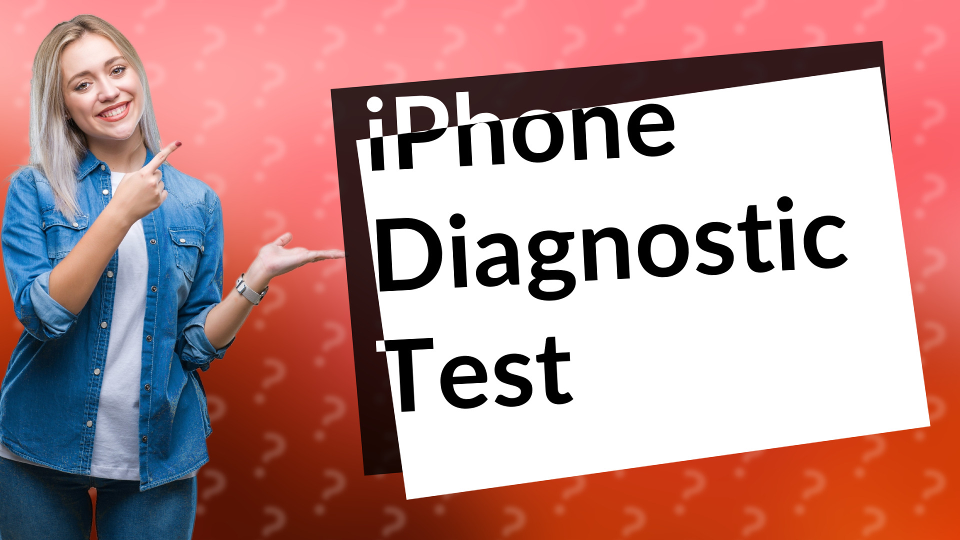 iPhone Diagnostic Test
