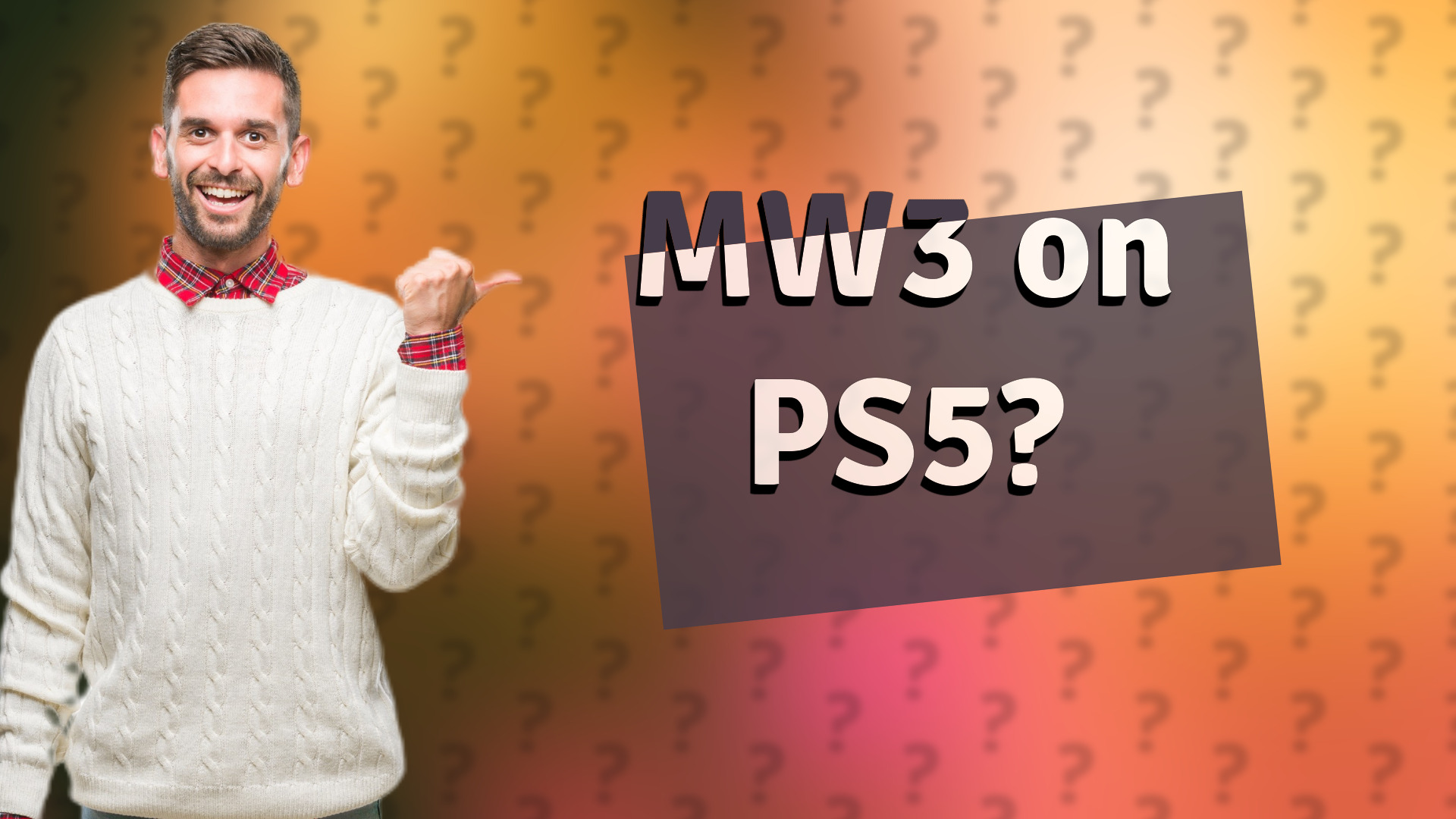 MW3 on PS5?
