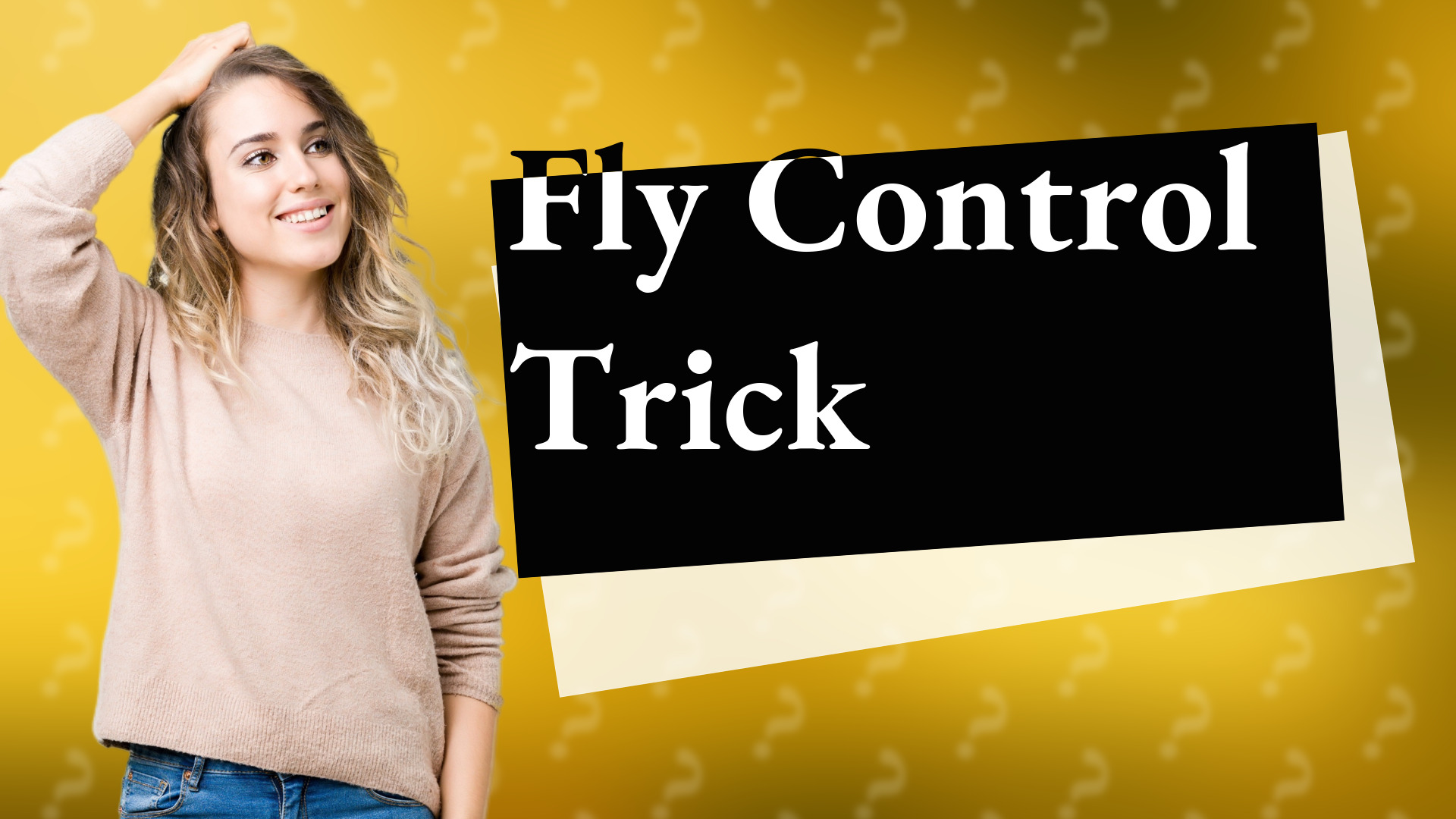 Fly Control Trick