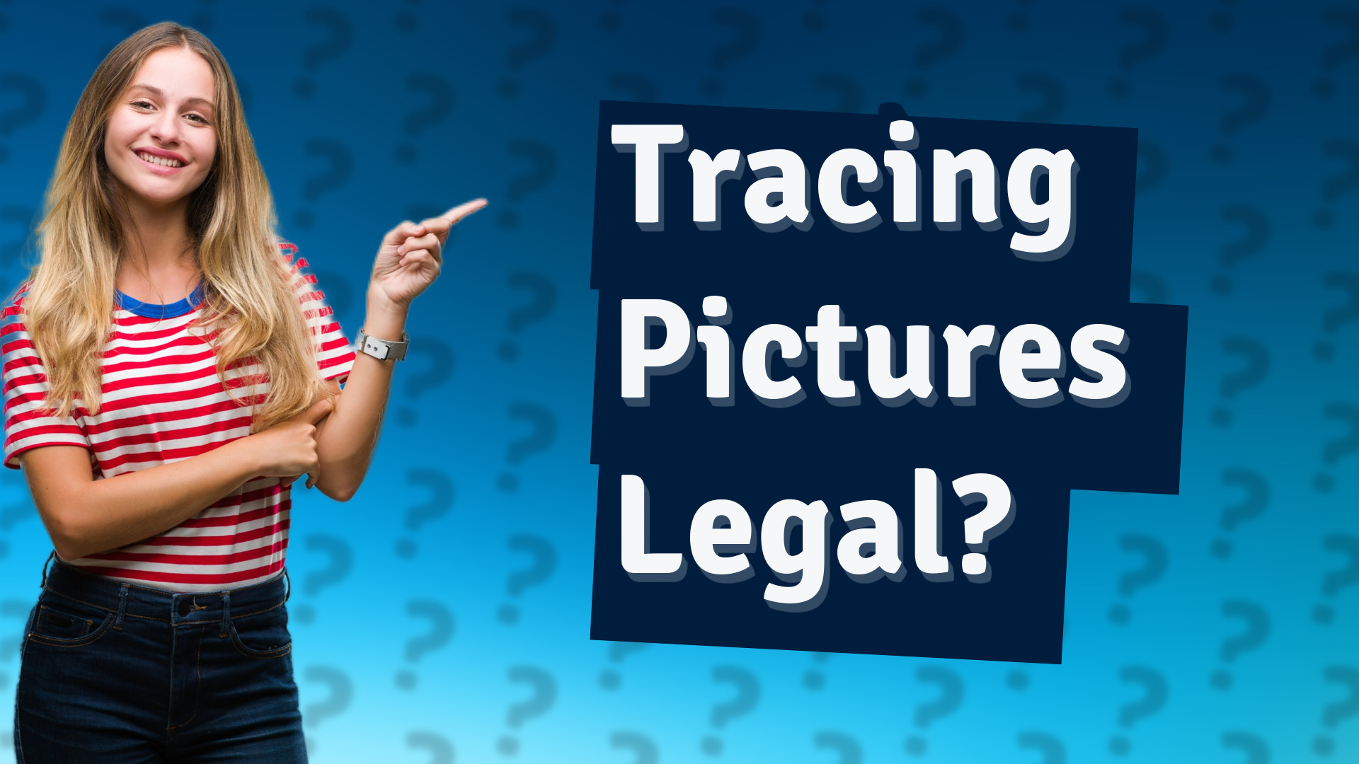 Tracing Pictures Legal?
