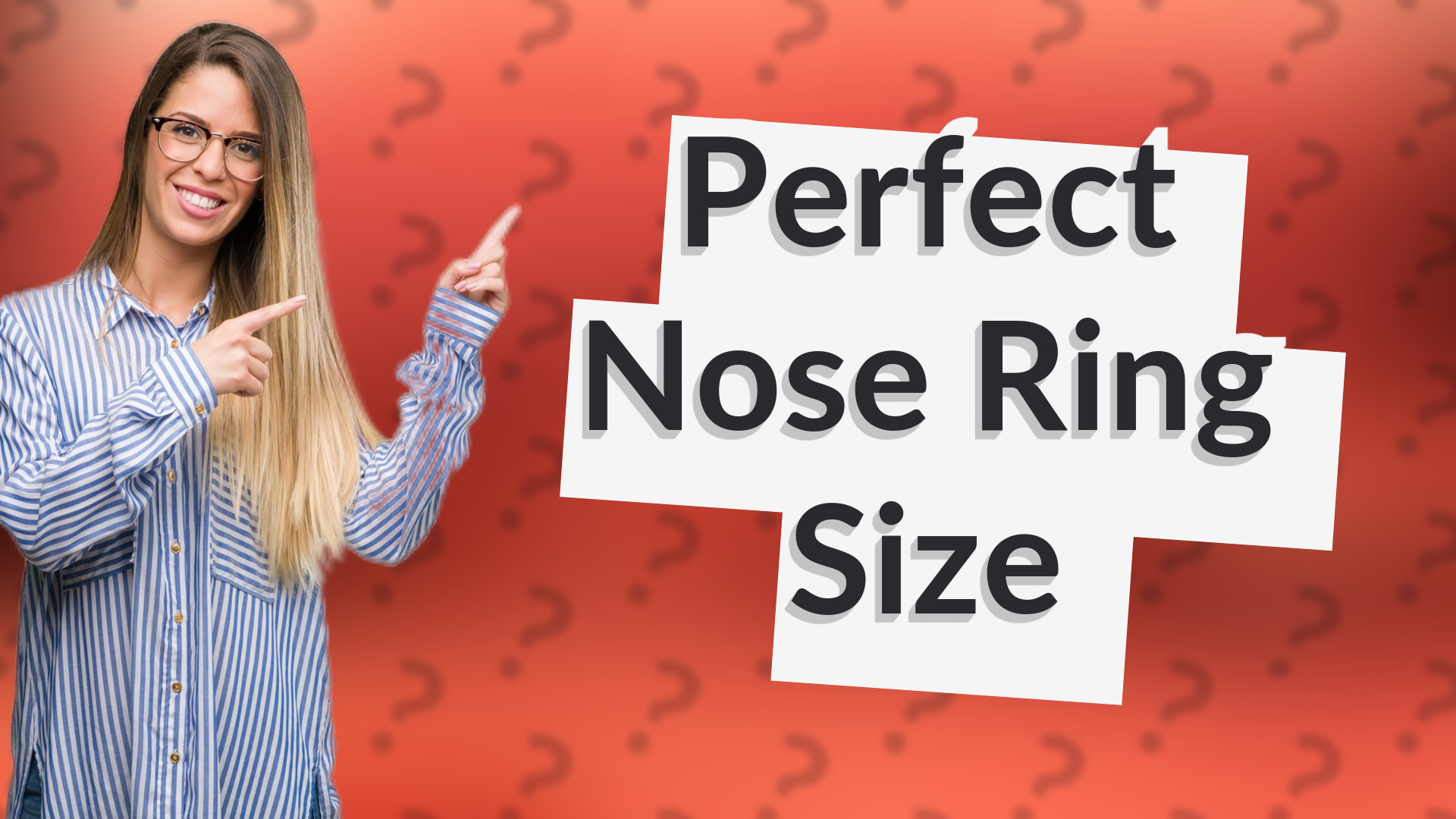 Perfect Nose Ring Size