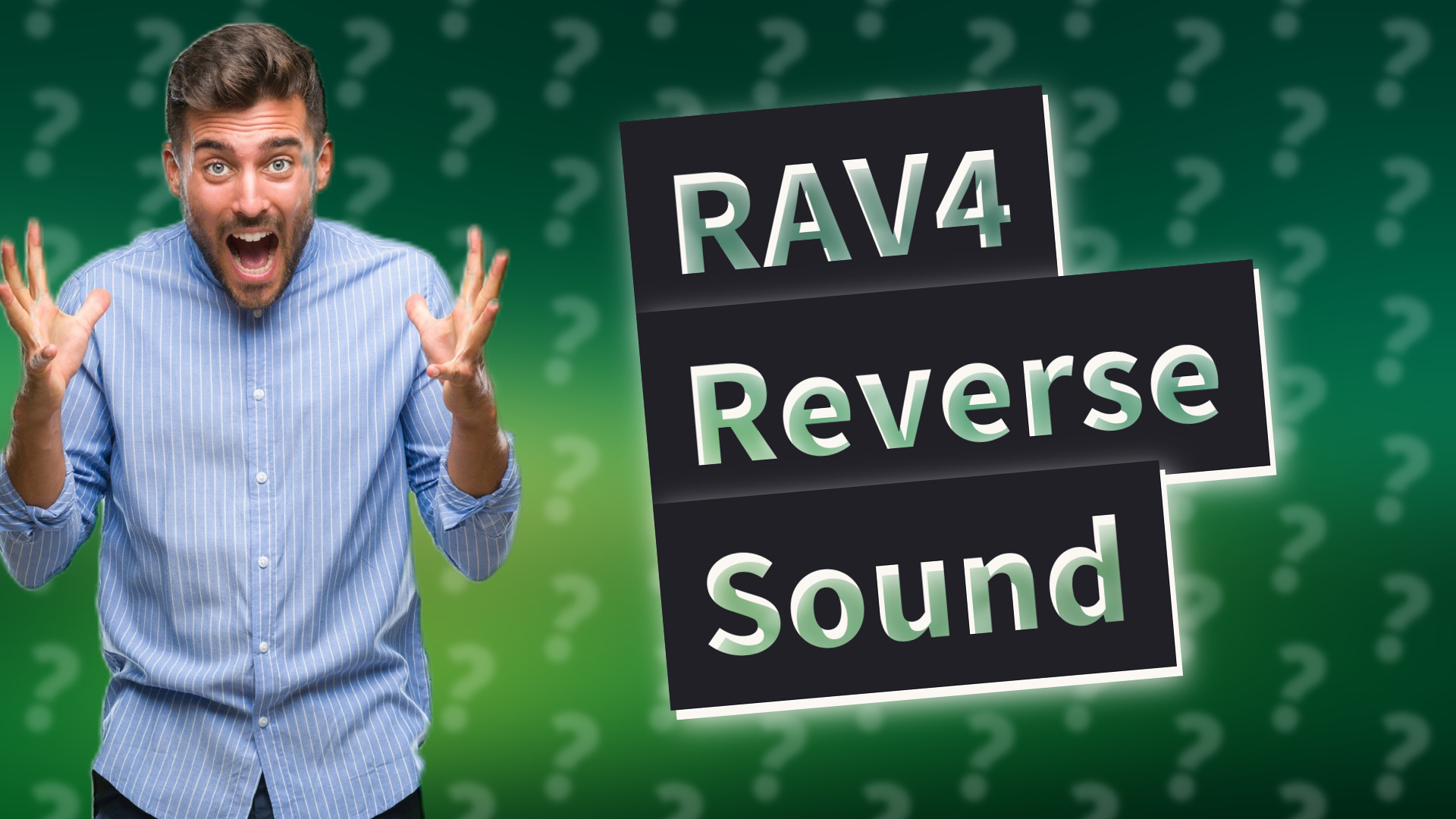 RAV4 Reverse Sound