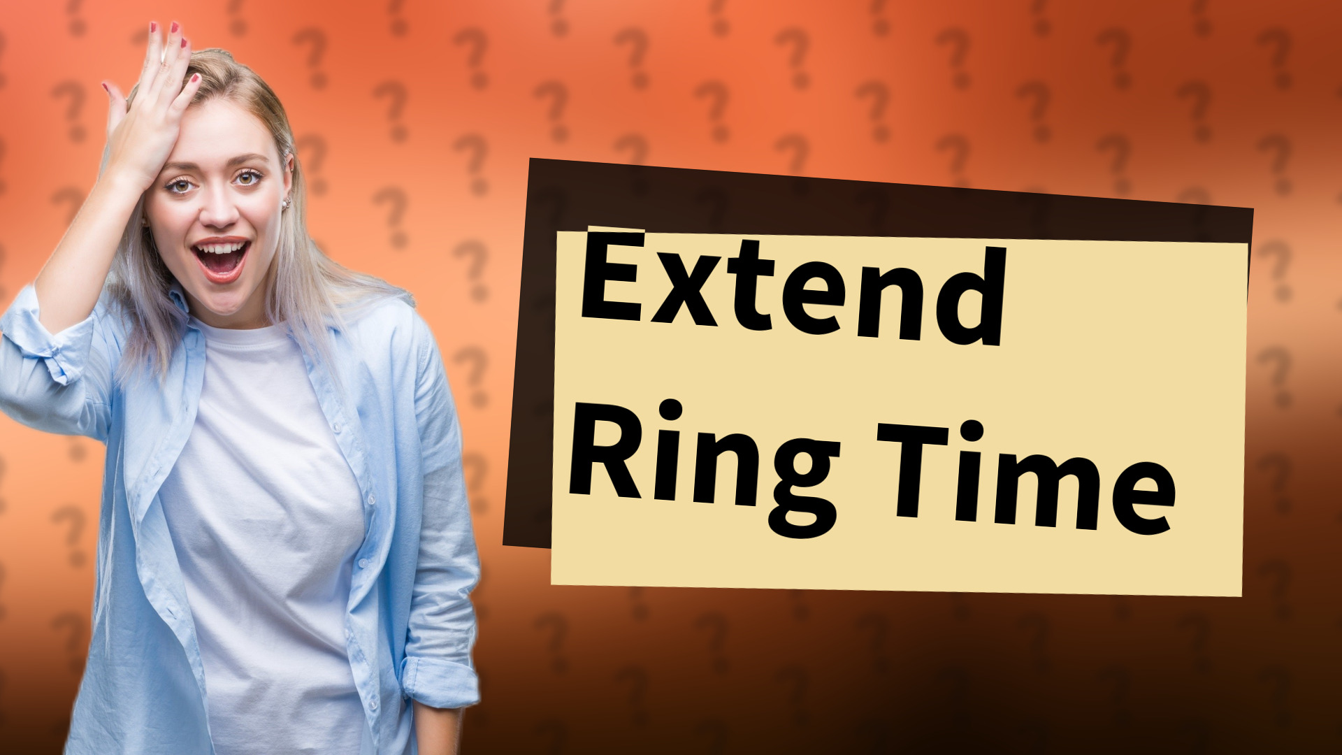 Extend Ring Time