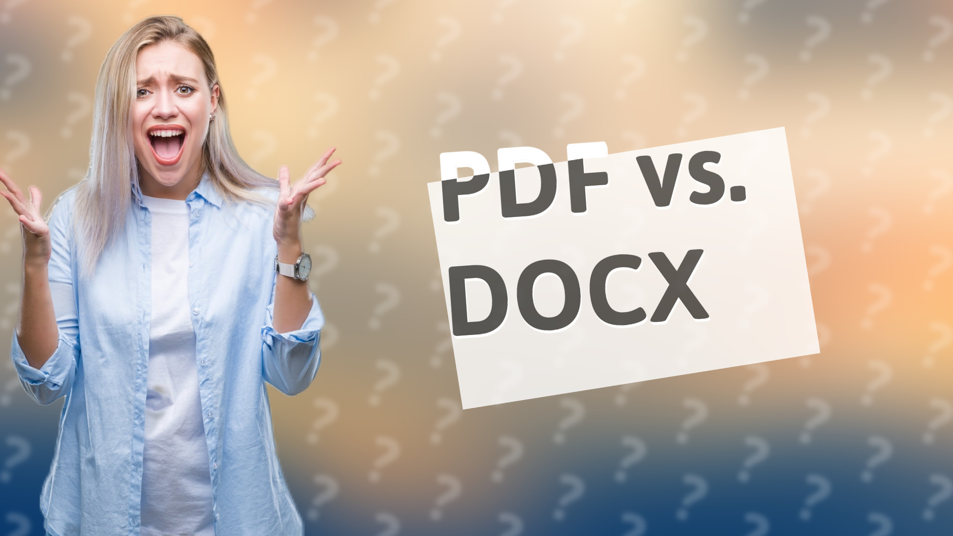 PDF vs. DOCX