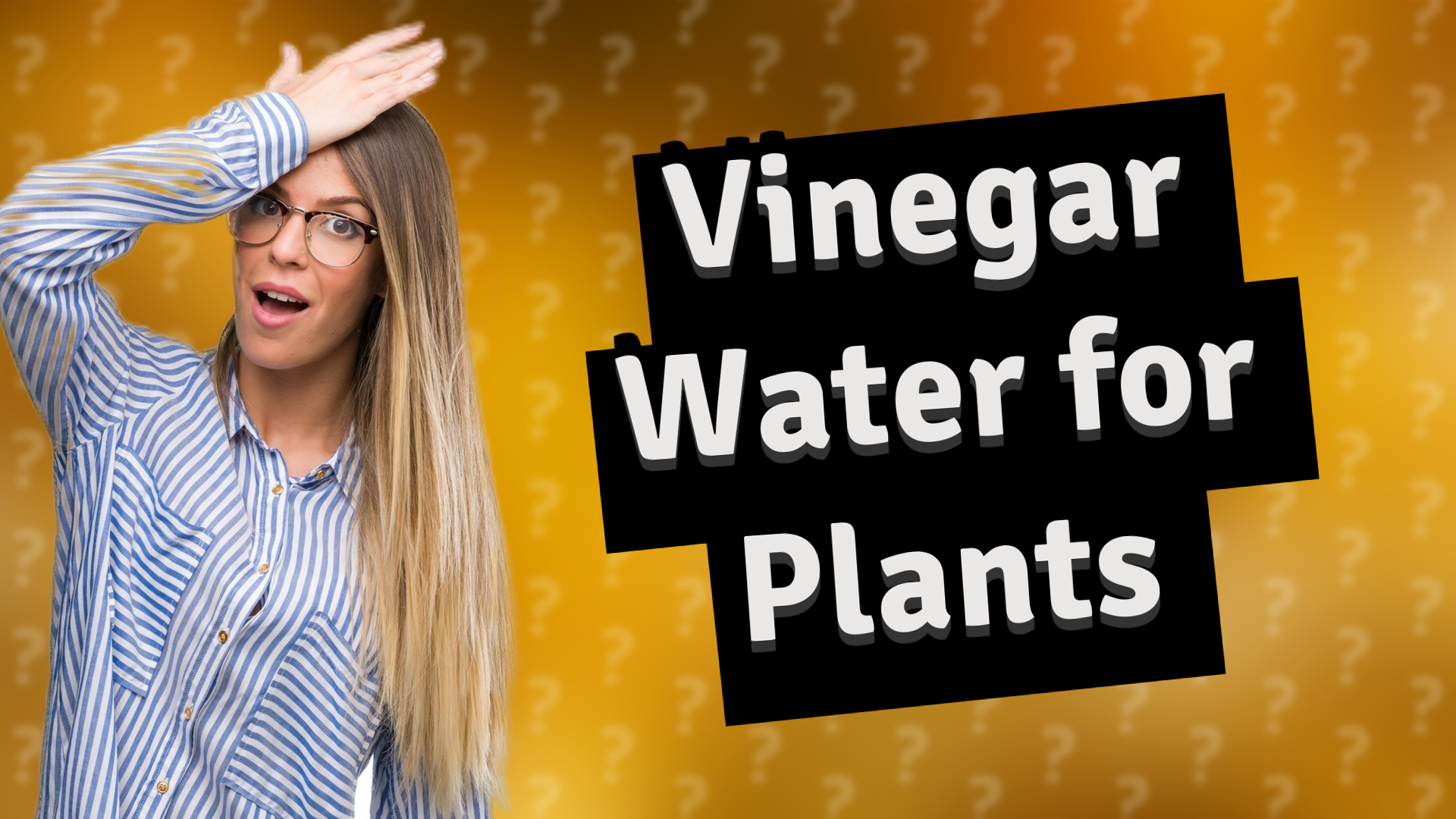 Vinegar Water for Plants
