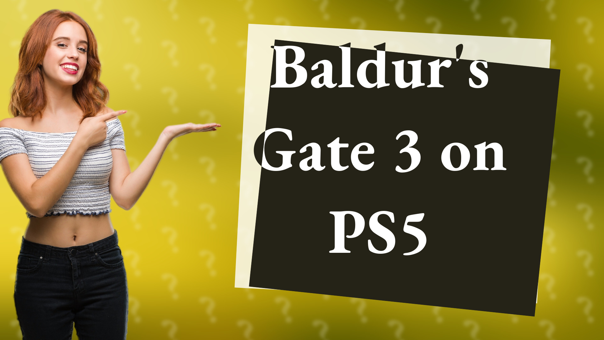 Baldur's Gate 3 on PS5