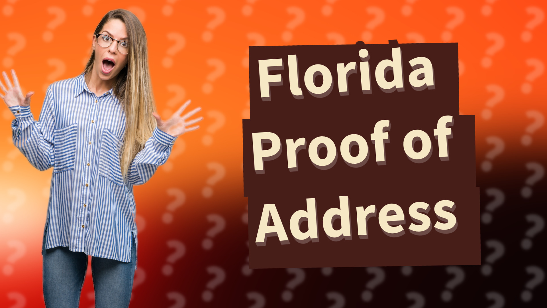 Florida Proof of Address