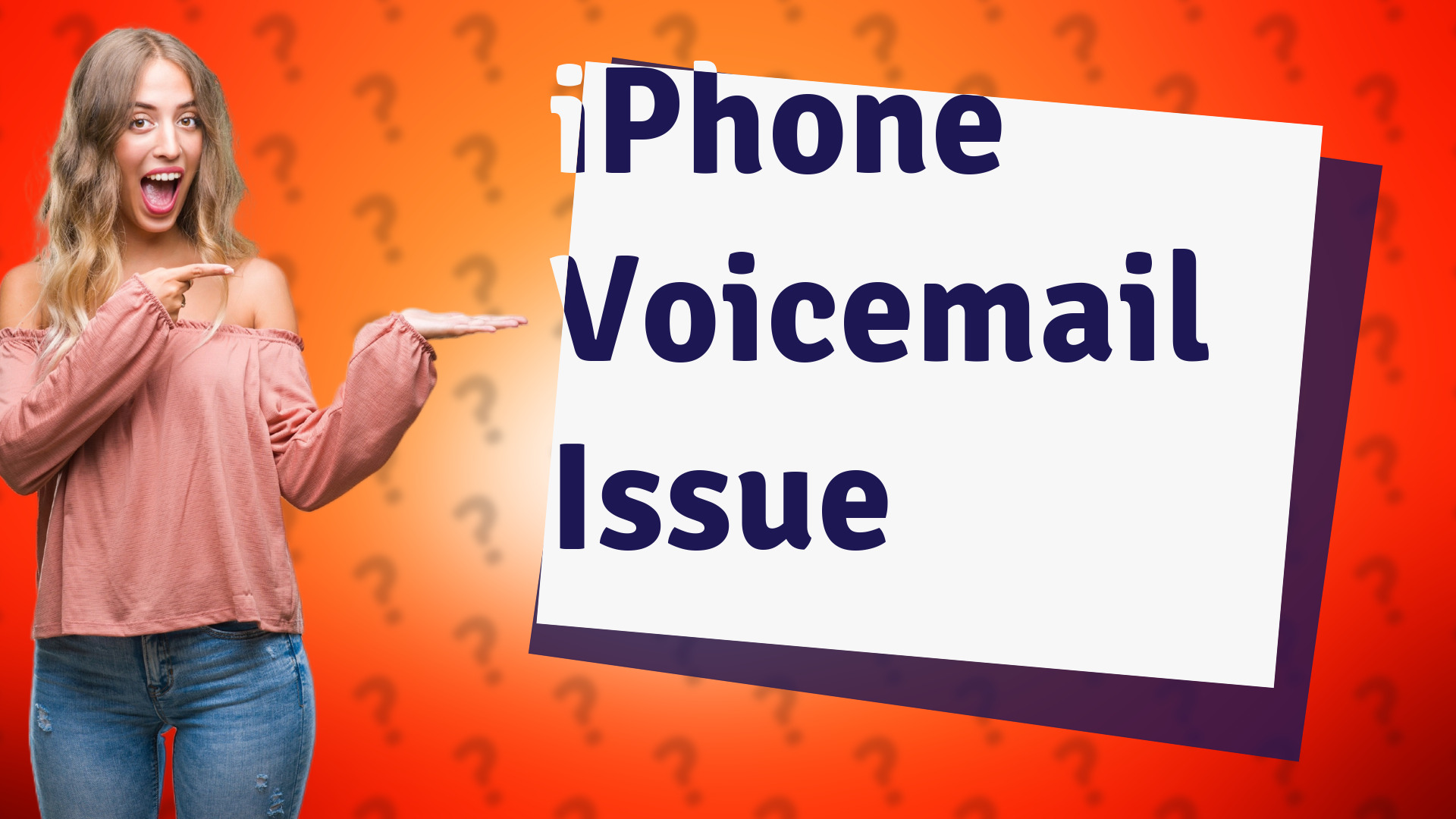 iPhone Voicemail Issue