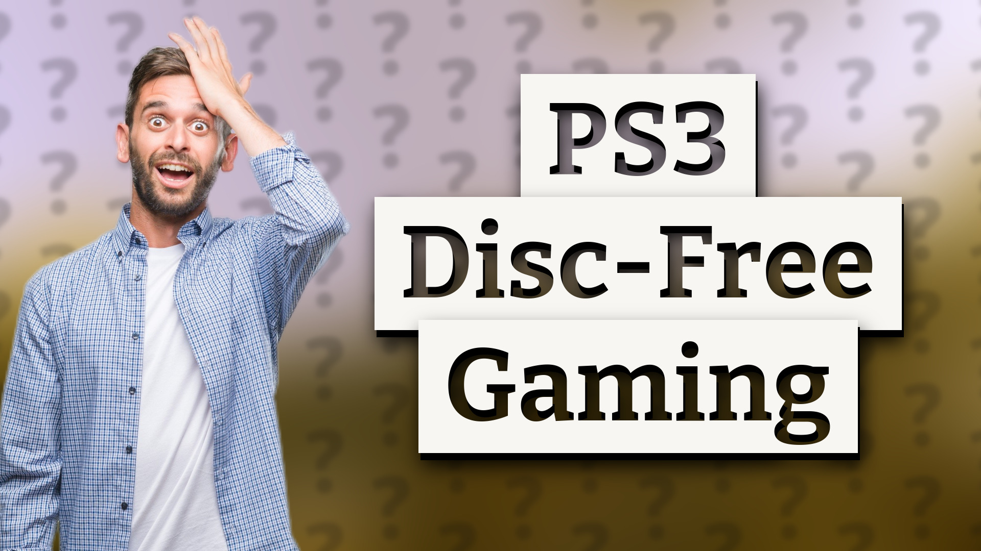PS3 Disc-Free Gaming
