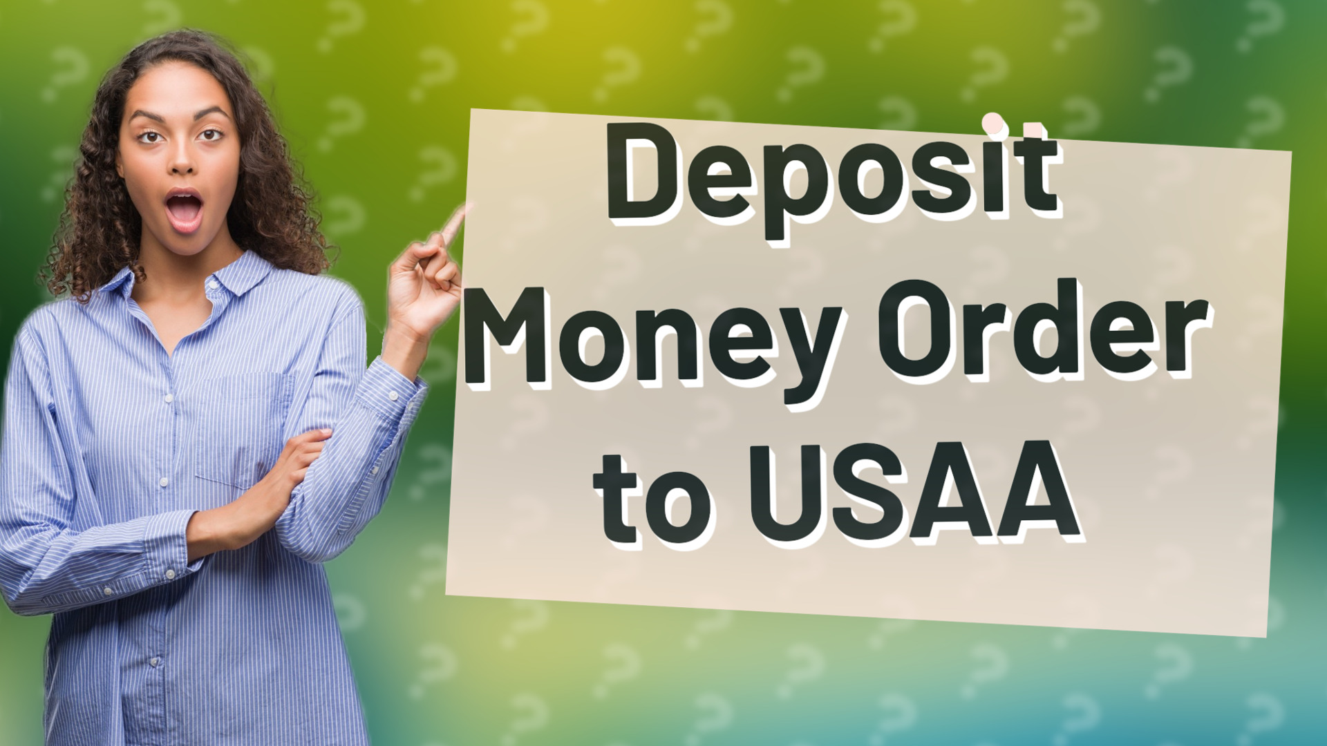 Deposit Money Order to USAA