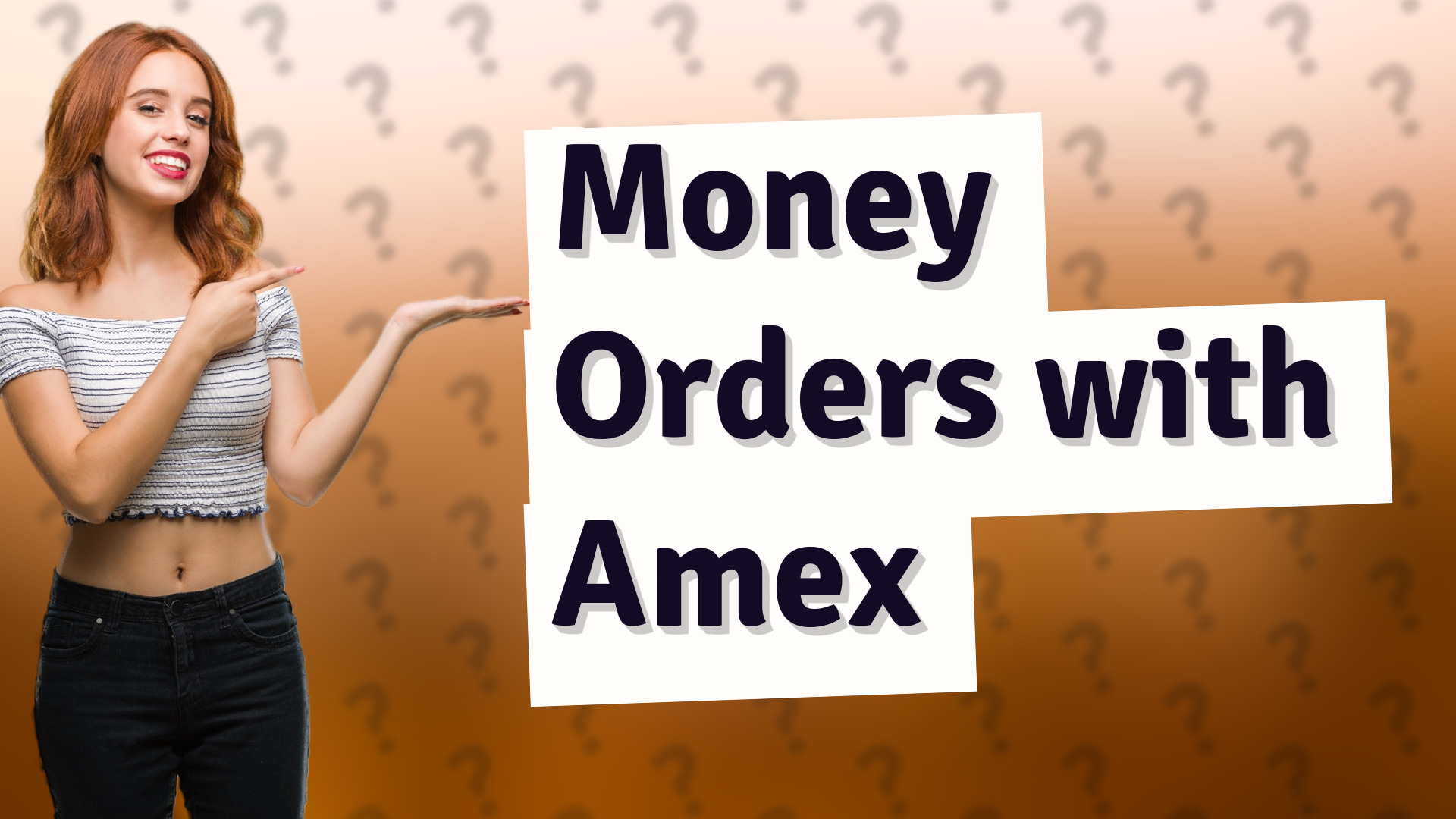 Money Orders with Amex