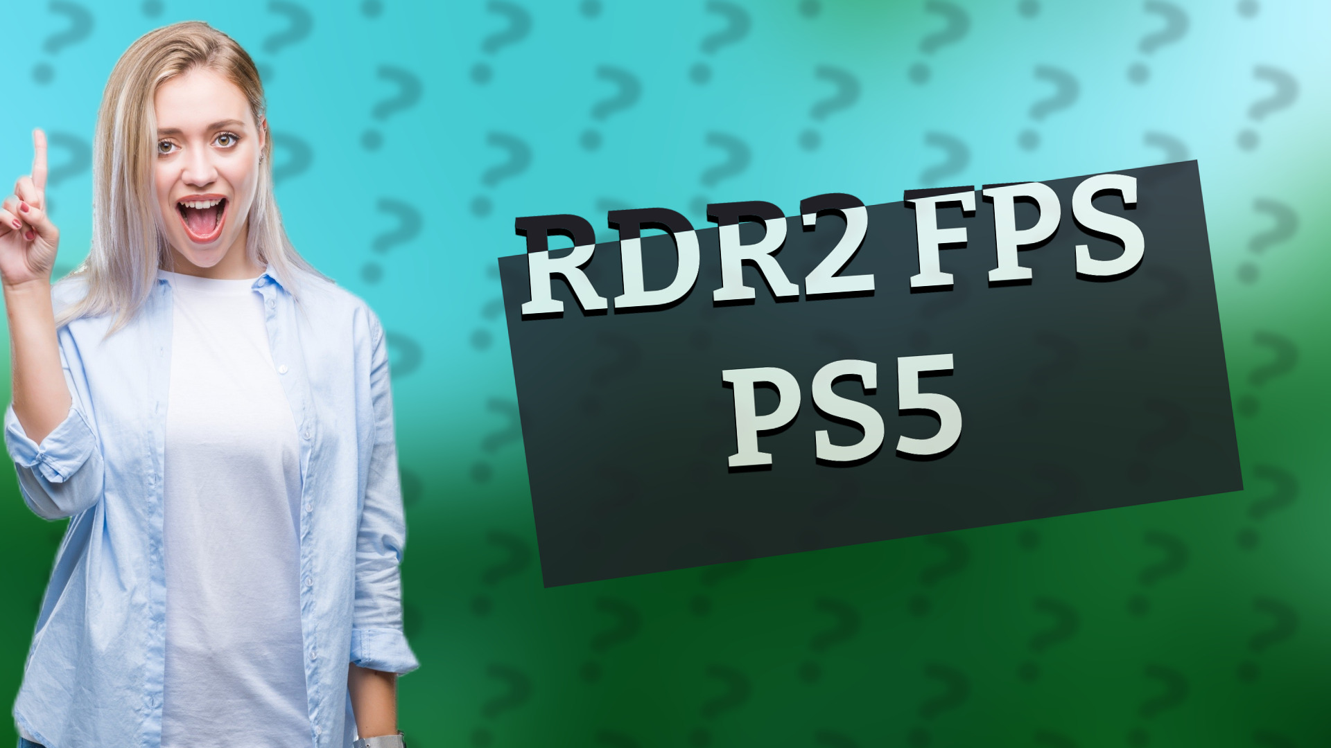 RDR2 FPS PS5