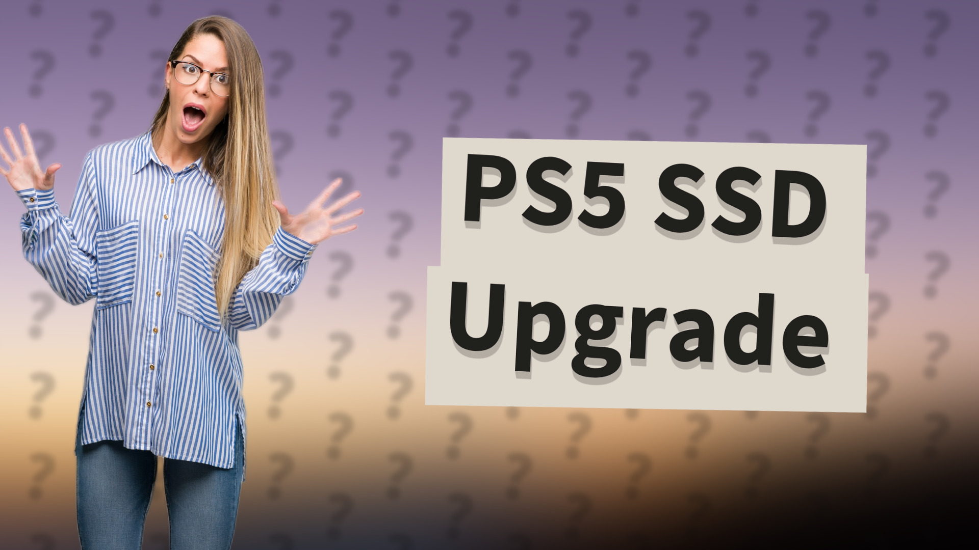 PS5 SSD Upgrade