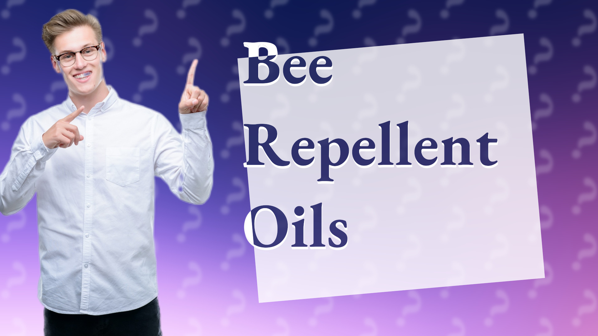 Bee Repellent Oils