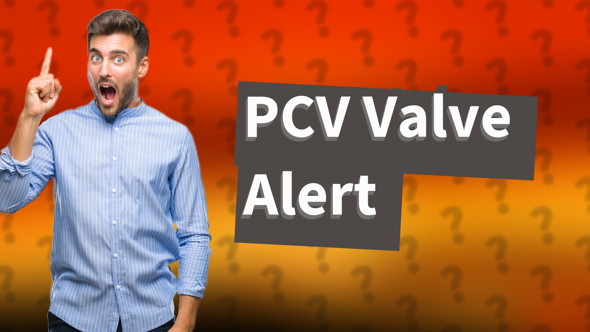 PCV Valve Alert